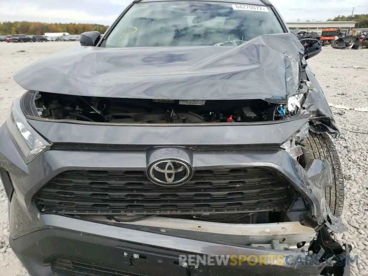 7 Photograph of a damaged car 2T3H1RFVXMC119622 TOYOTA RAV4 2021