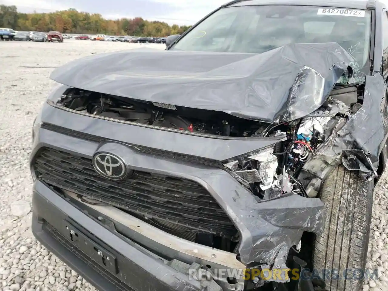 9 Photograph of a damaged car 2T3H1RFVXMC119622 TOYOTA RAV4 2021