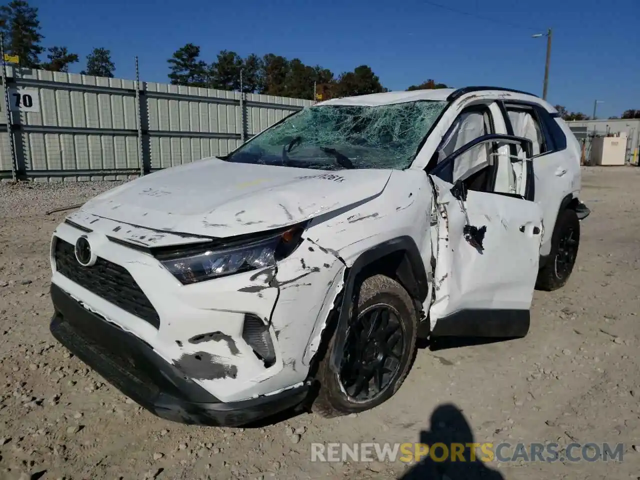 2 Photograph of a damaged car 2T3H1RFVXMC143337 TOYOTA RAV4 2021