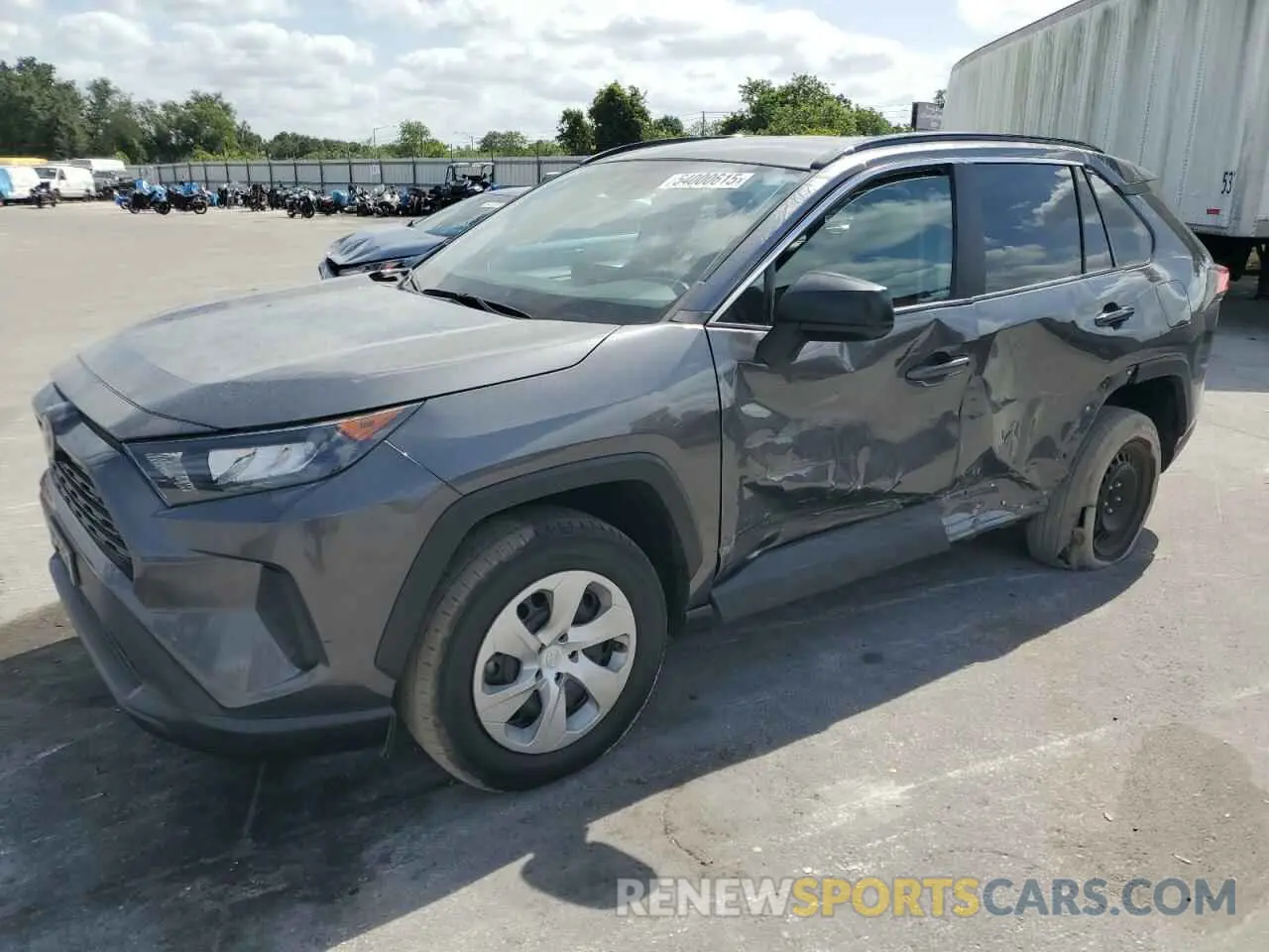 1 Photograph of a damaged car 2T3H1RFVXMC149753 TOYOTA RAV4 2021
