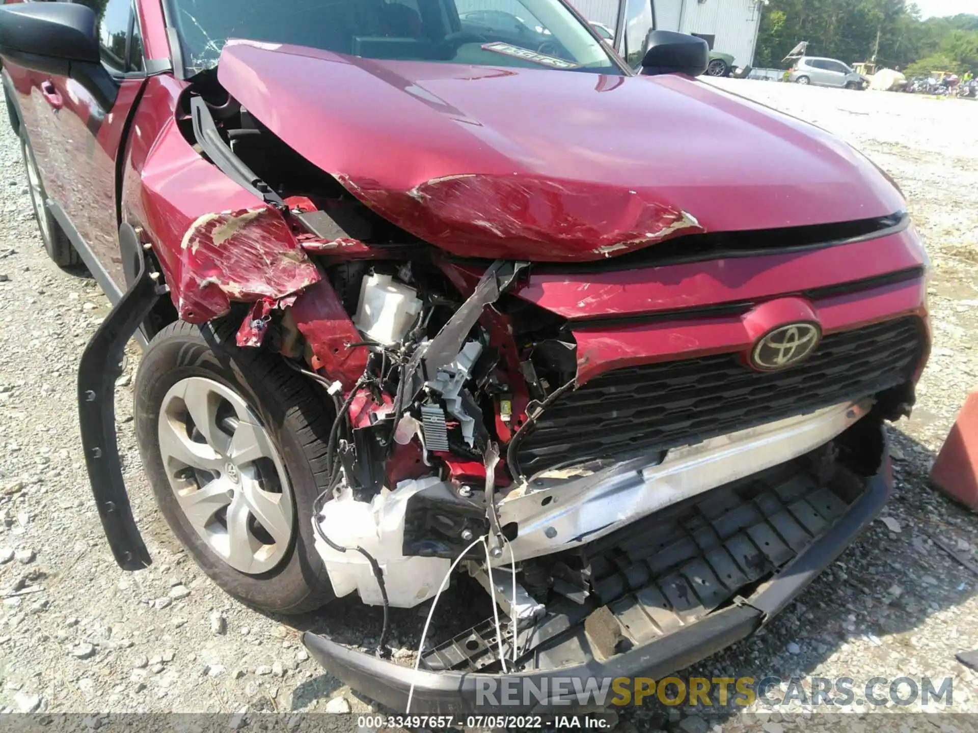 6 Photograph of a damaged car 2T3H1RFVXMW109543 TOYOTA RAV4 2021