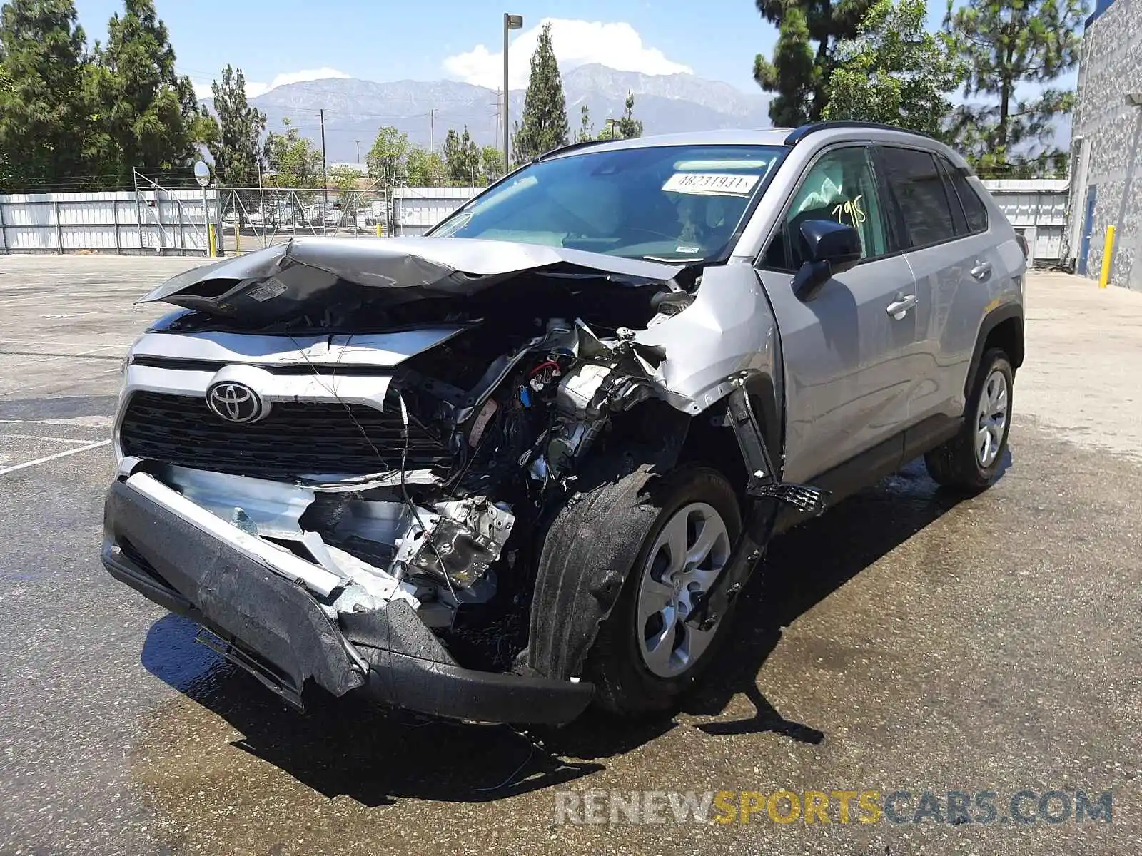 2 Photograph of a damaged car 2T3H1RFVXMW135673 TOYOTA RAV4 2021