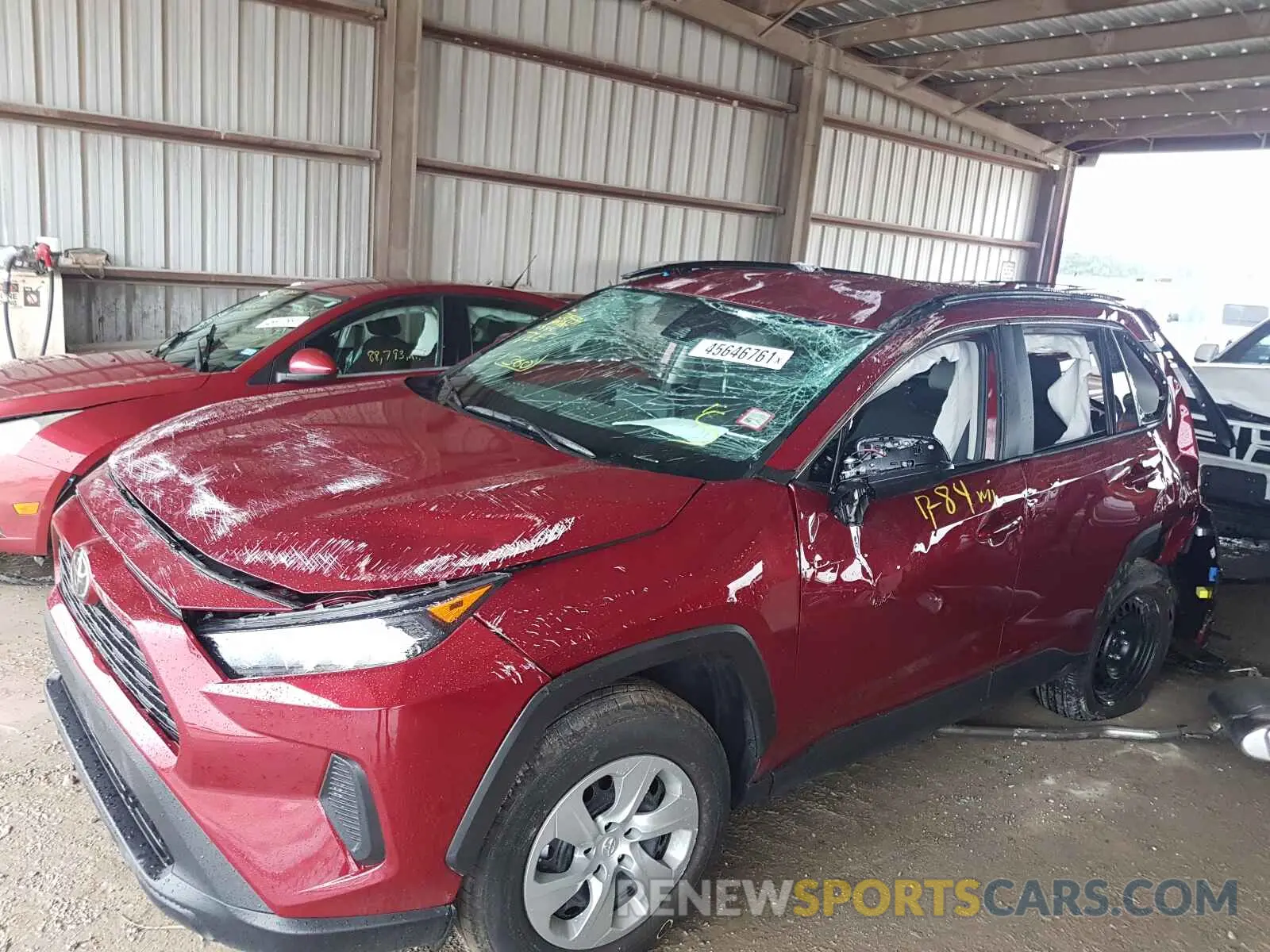 9 Photograph of a damaged car 2T3H1RFVXMW139142 TOYOTA RAV4 2021
