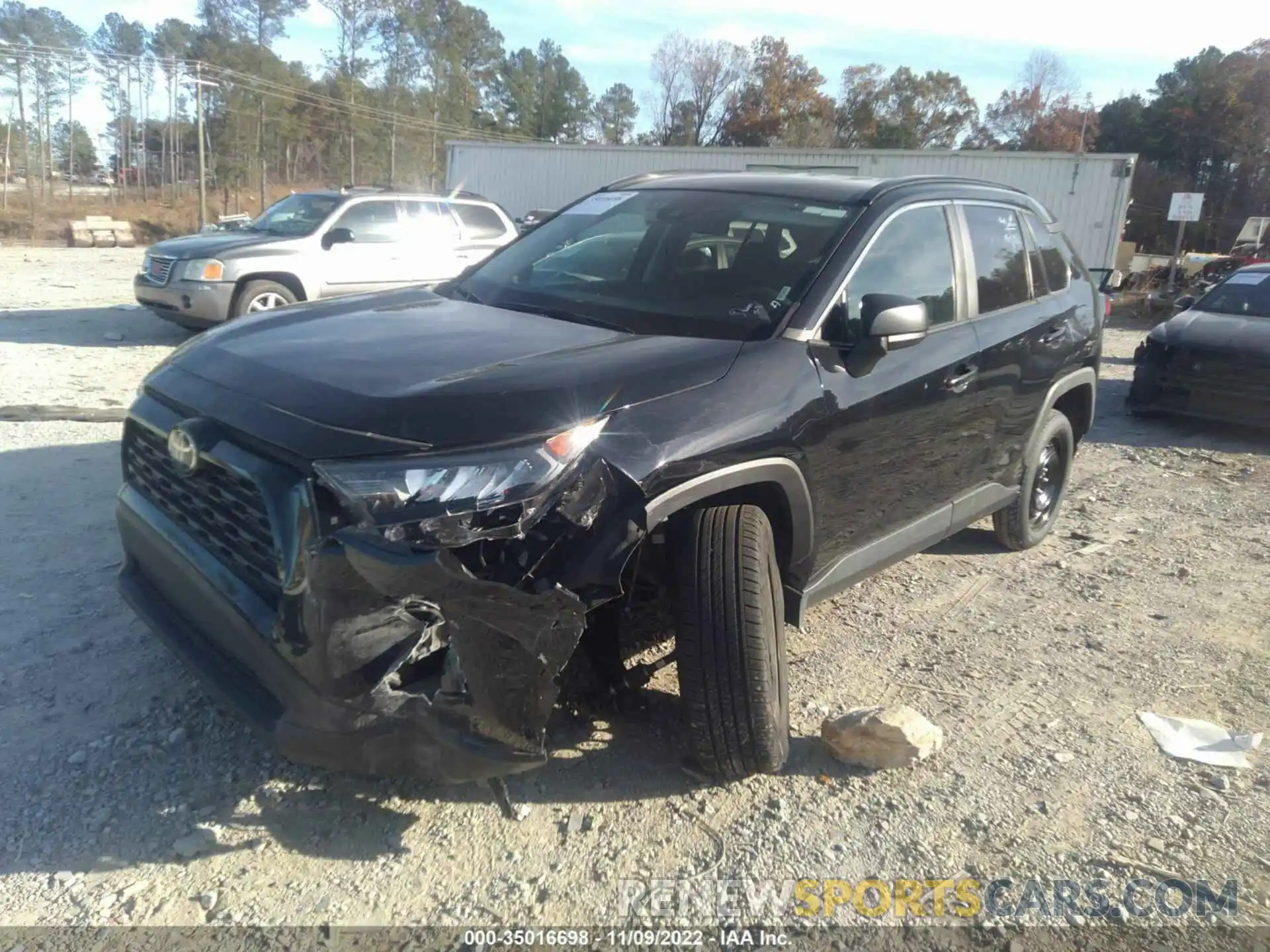 2 Photograph of a damaged car 2T3H1RFVXMW142011 TOYOTA RAV4 2021