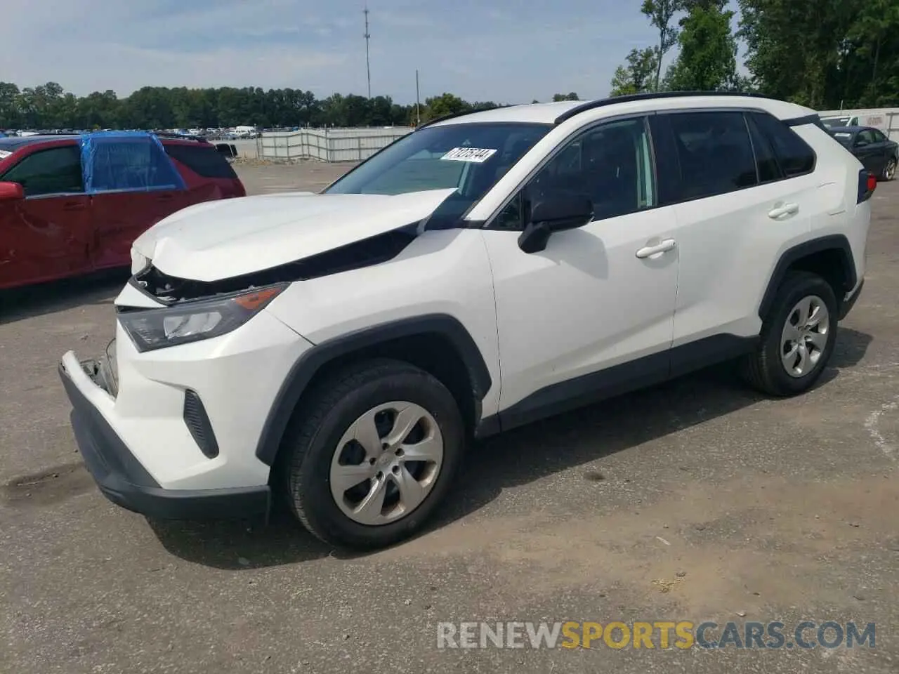 1 Photograph of a damaged car 2T3H1RFVXMW143840 TOYOTA RAV4 2021