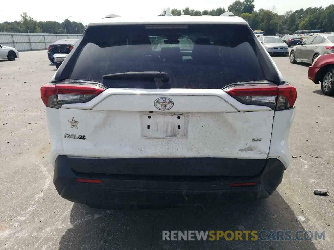 6 Photograph of a damaged car 2T3H1RFVXMW143840 TOYOTA RAV4 2021