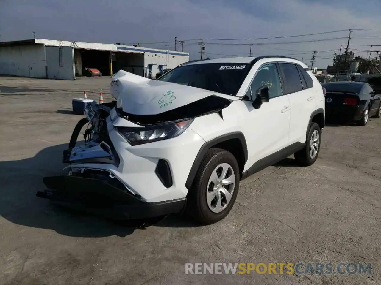 2 Photograph of a damaged car 2T3H1RFVXMW146737 TOYOTA RAV4 2021