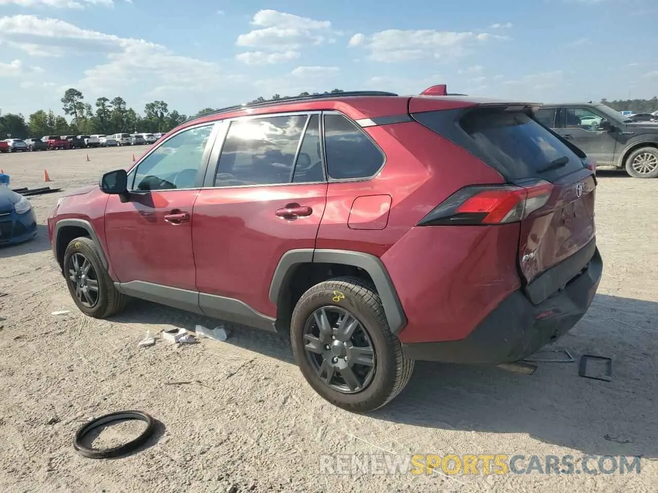 2 Photograph of a damaged car 2T3H1RFVXMW151551 TOYOTA RAV4 2021