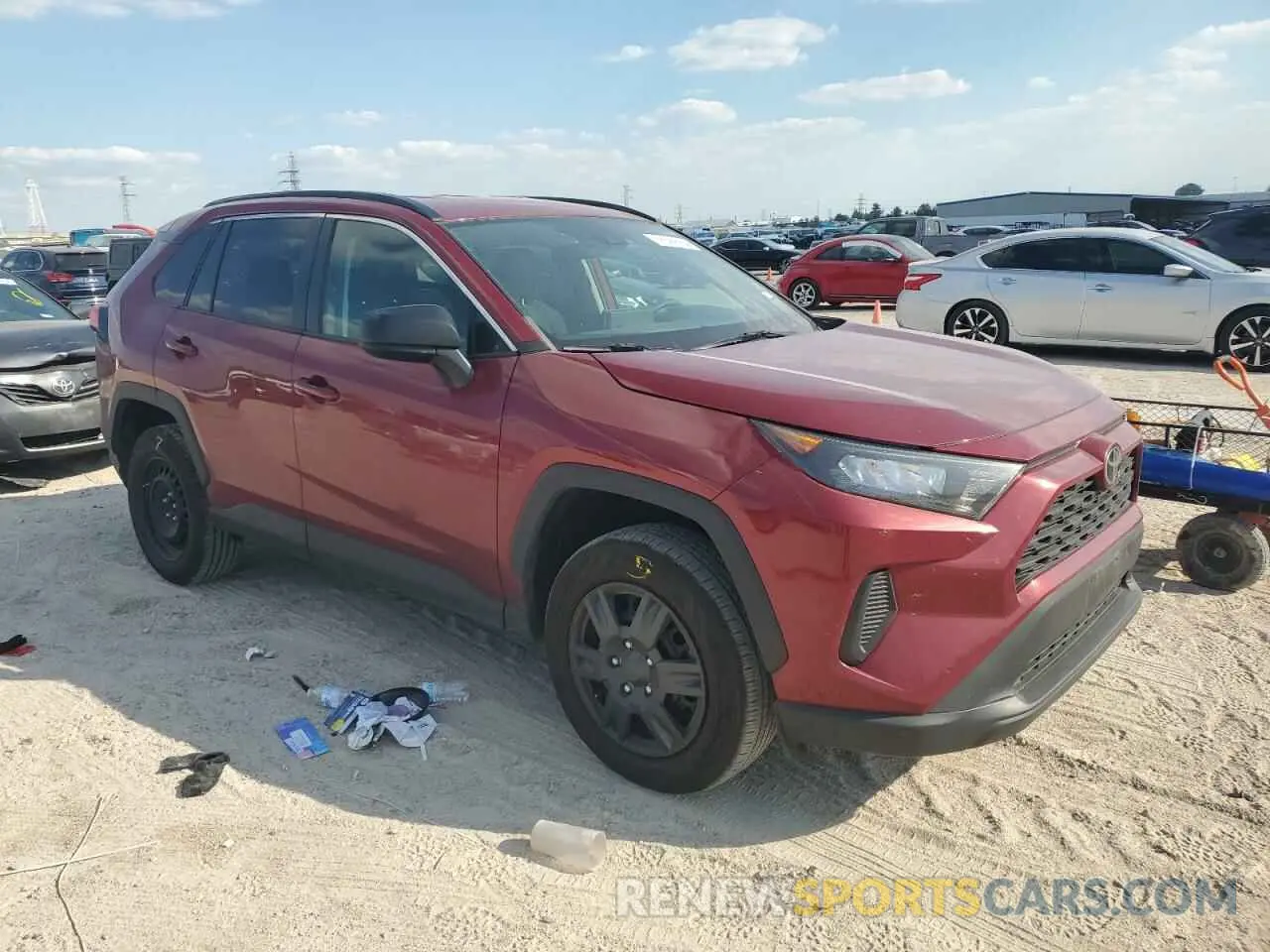 4 Photograph of a damaged car 2T3H1RFVXMW151551 TOYOTA RAV4 2021