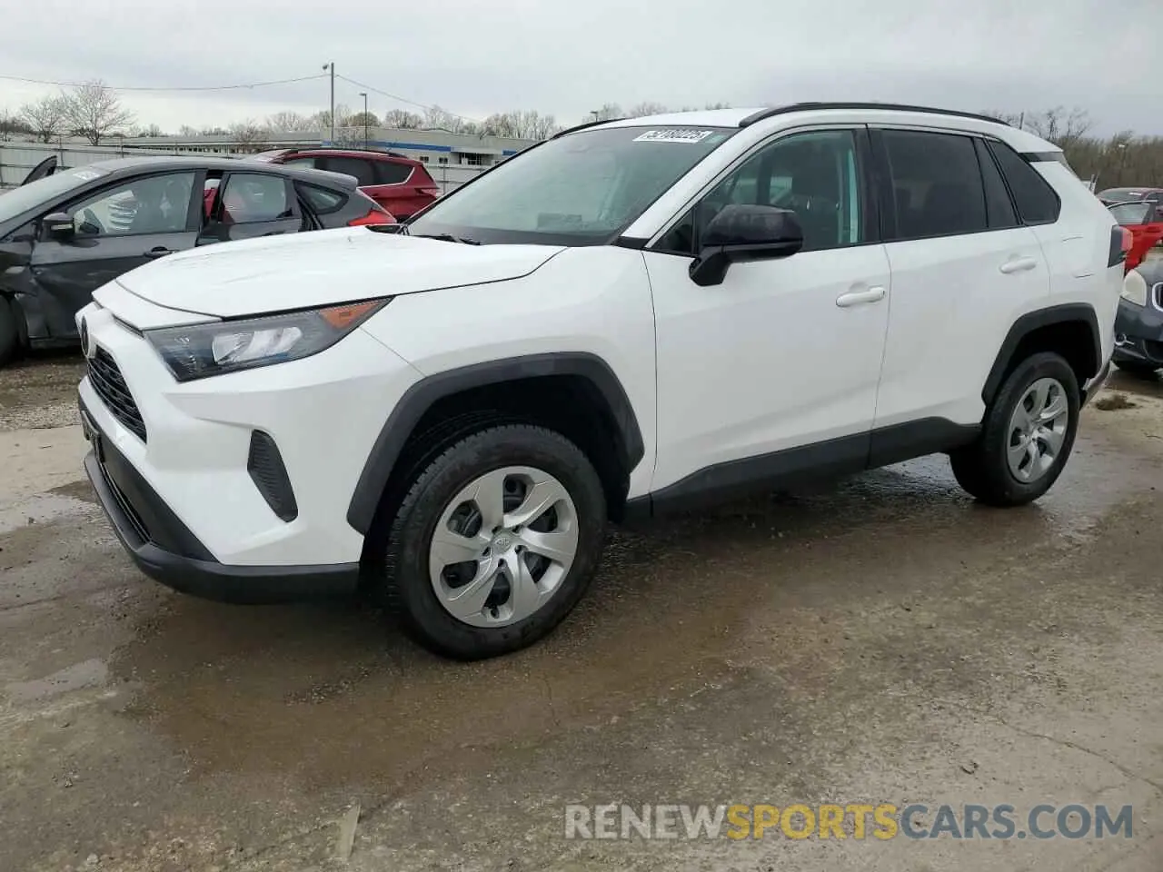 1 Photograph of a damaged car 2T3H1RFVXMW152828 TOYOTA RAV4 2021