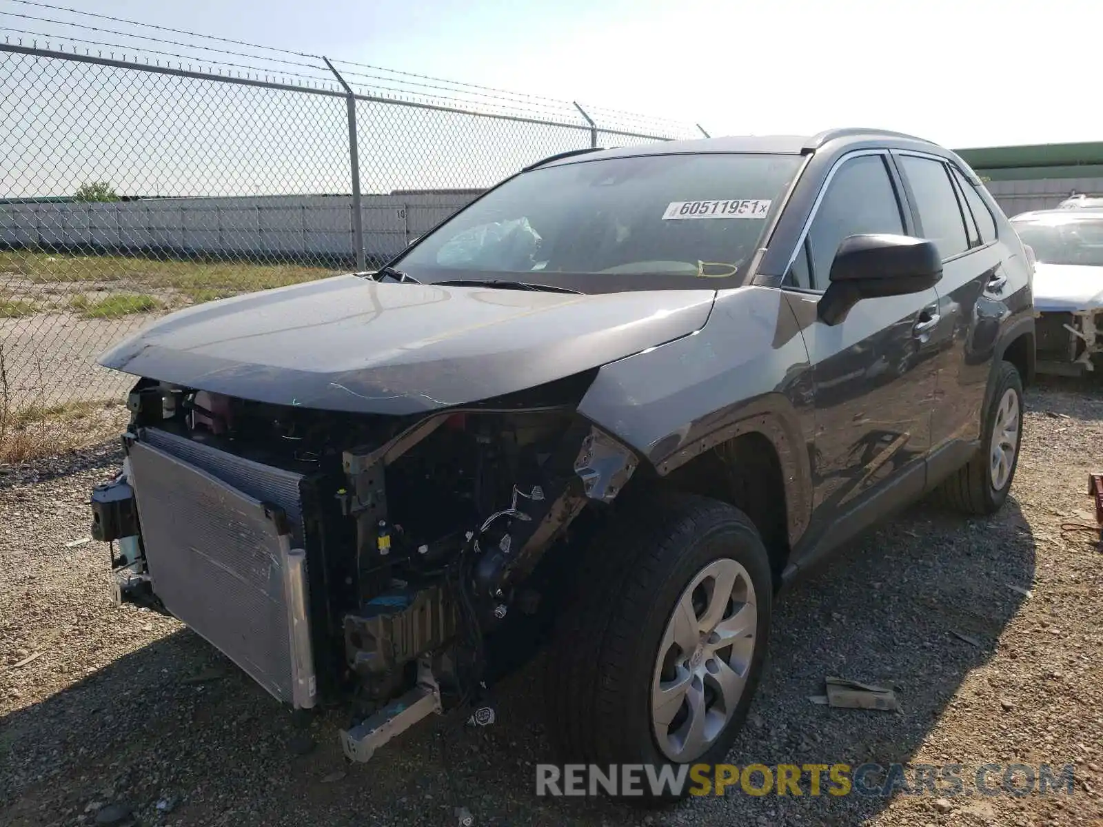 2 Photograph of a damaged car 2T3H1RFVXMW166924 TOYOTA RAV4 2021