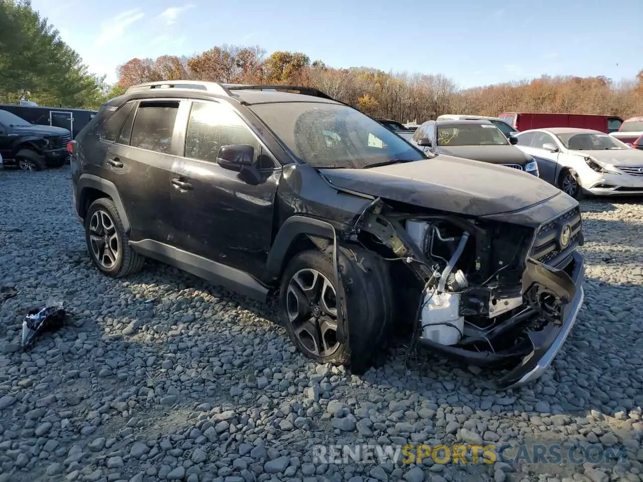 4 Photograph of a damaged car 2T3J1RFV0MW158672 TOYOTA RAV4 2021