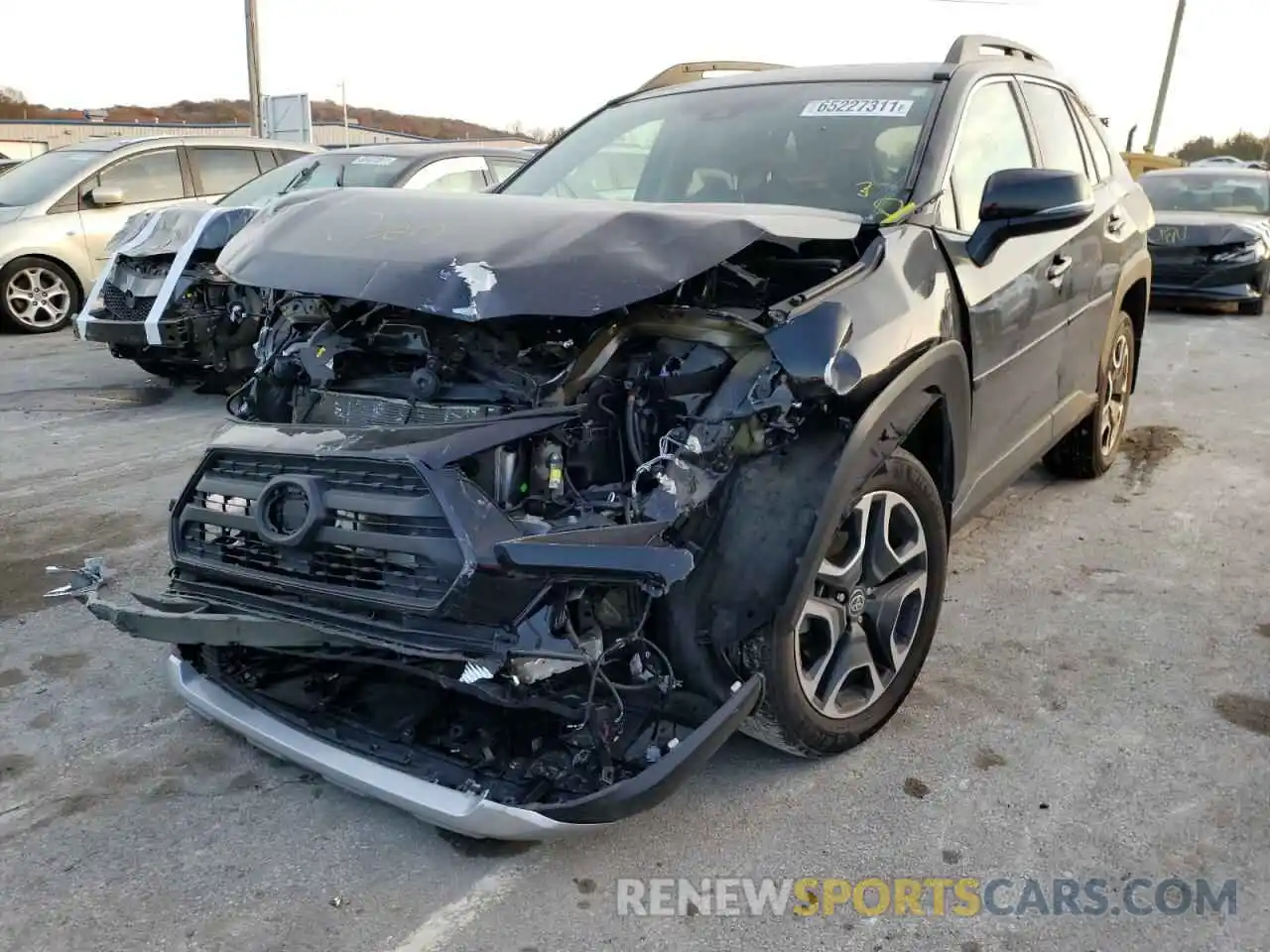 2 Photograph of a damaged car 2T3J1RFV0MW169784 TOYOTA RAV4 2021