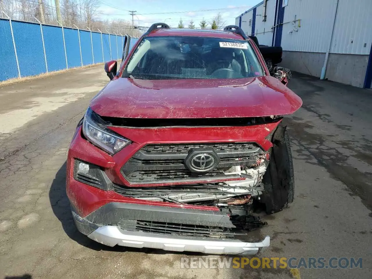 5 Photograph of a damaged car 2T3J1RFV0MW213573 TOYOTA RAV4 2021