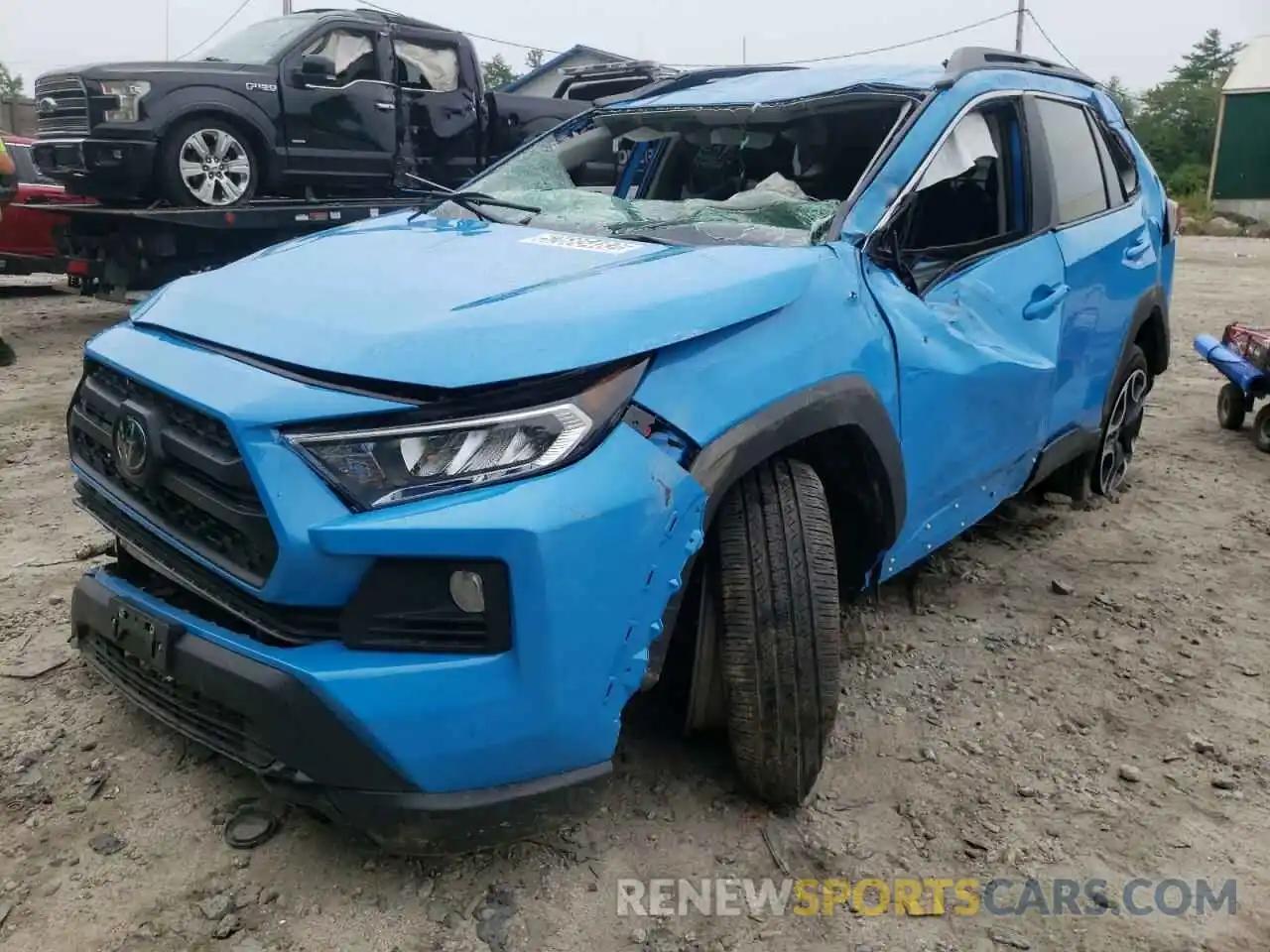 2 Photograph of a damaged car 2T3J1RFV0MW225092 TOYOTA RAV4 2021