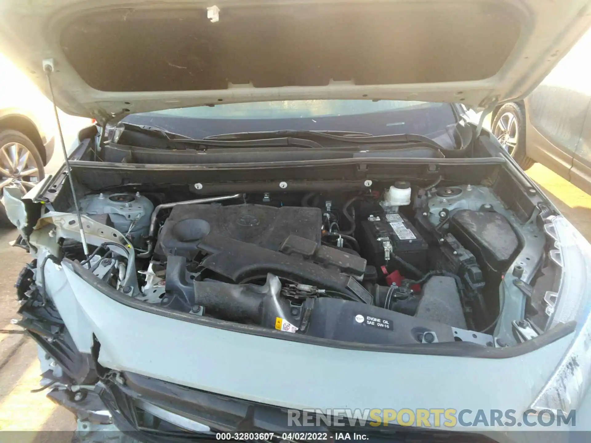 10 Photograph of a damaged car 2T3J1RFV1MW157739 TOYOTA RAV4 2021