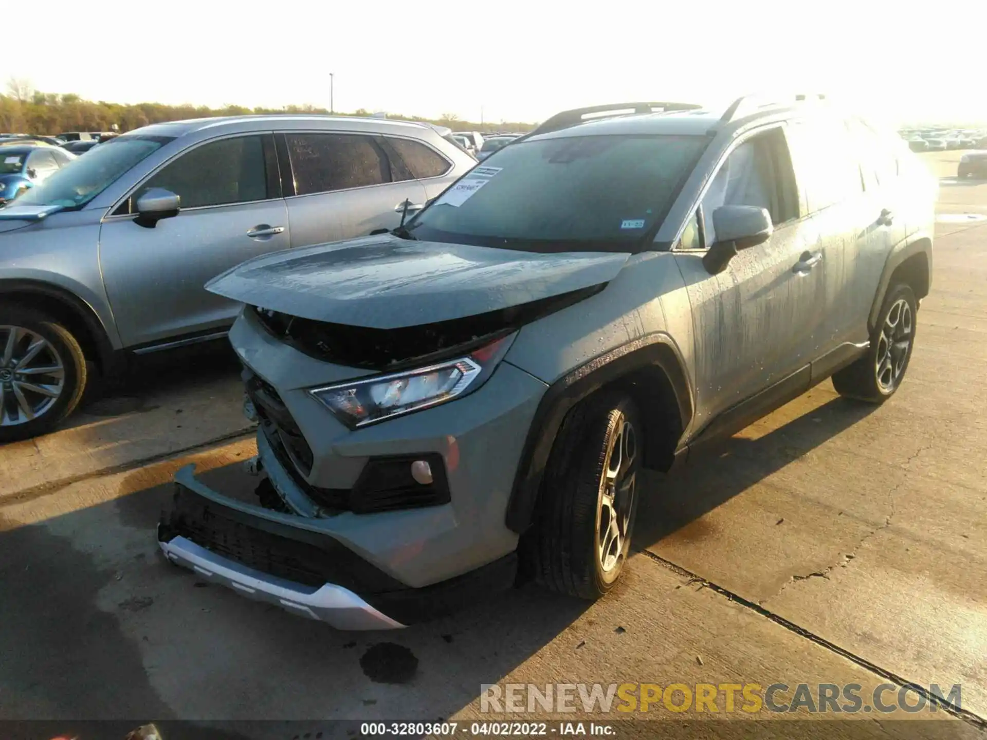 2 Photograph of a damaged car 2T3J1RFV1MW157739 TOYOTA RAV4 2021