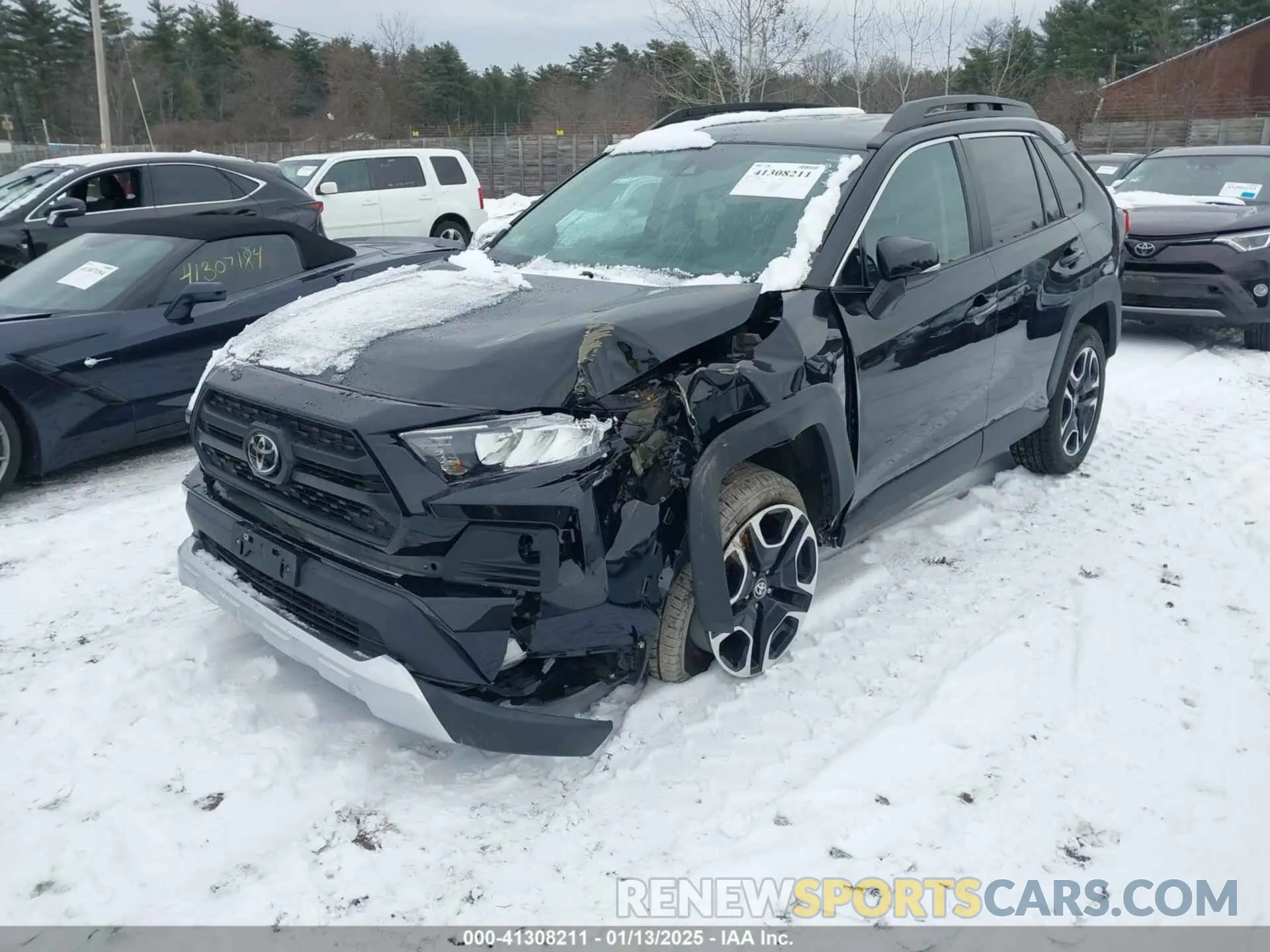 2 Photograph of a damaged car 2T3J1RFV1MW178963 TOYOTA RAV4 2021