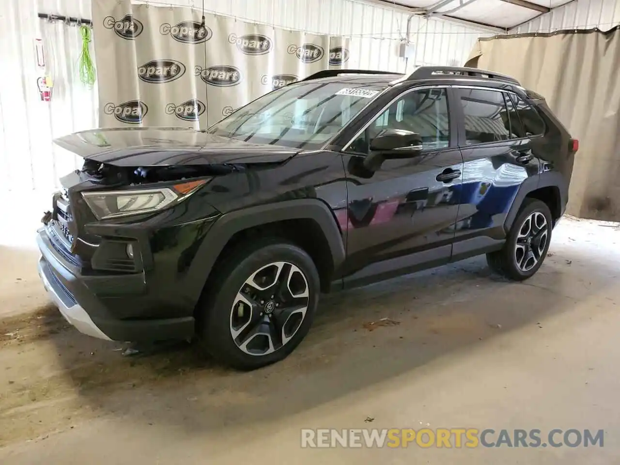 1 Photograph of a damaged car 2T3J1RFV3MW155250 TOYOTA RAV4 2021