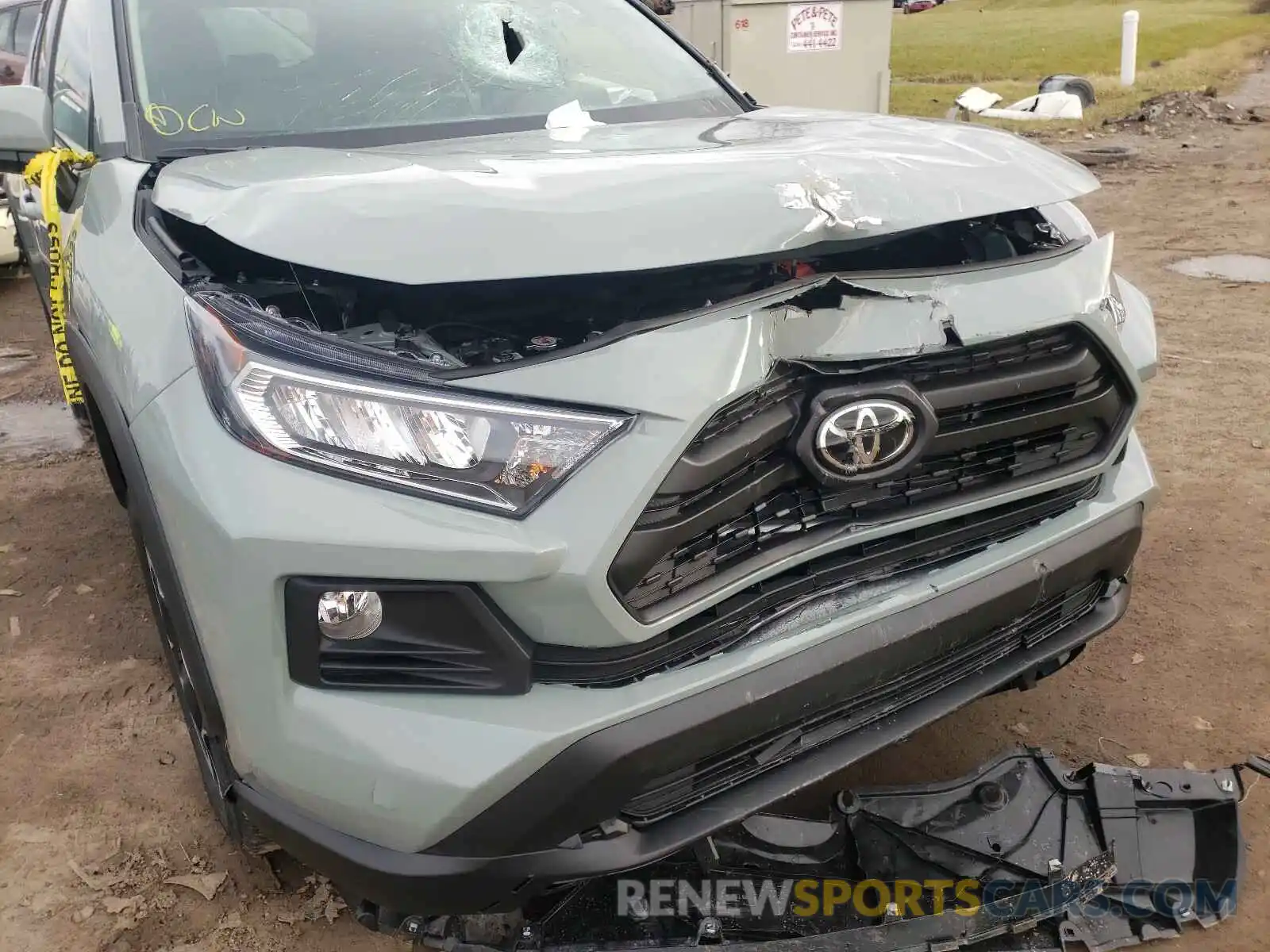 9 Photograph of a damaged car 2T3J1RFV3MW158357 TOYOTA RAV4 2021