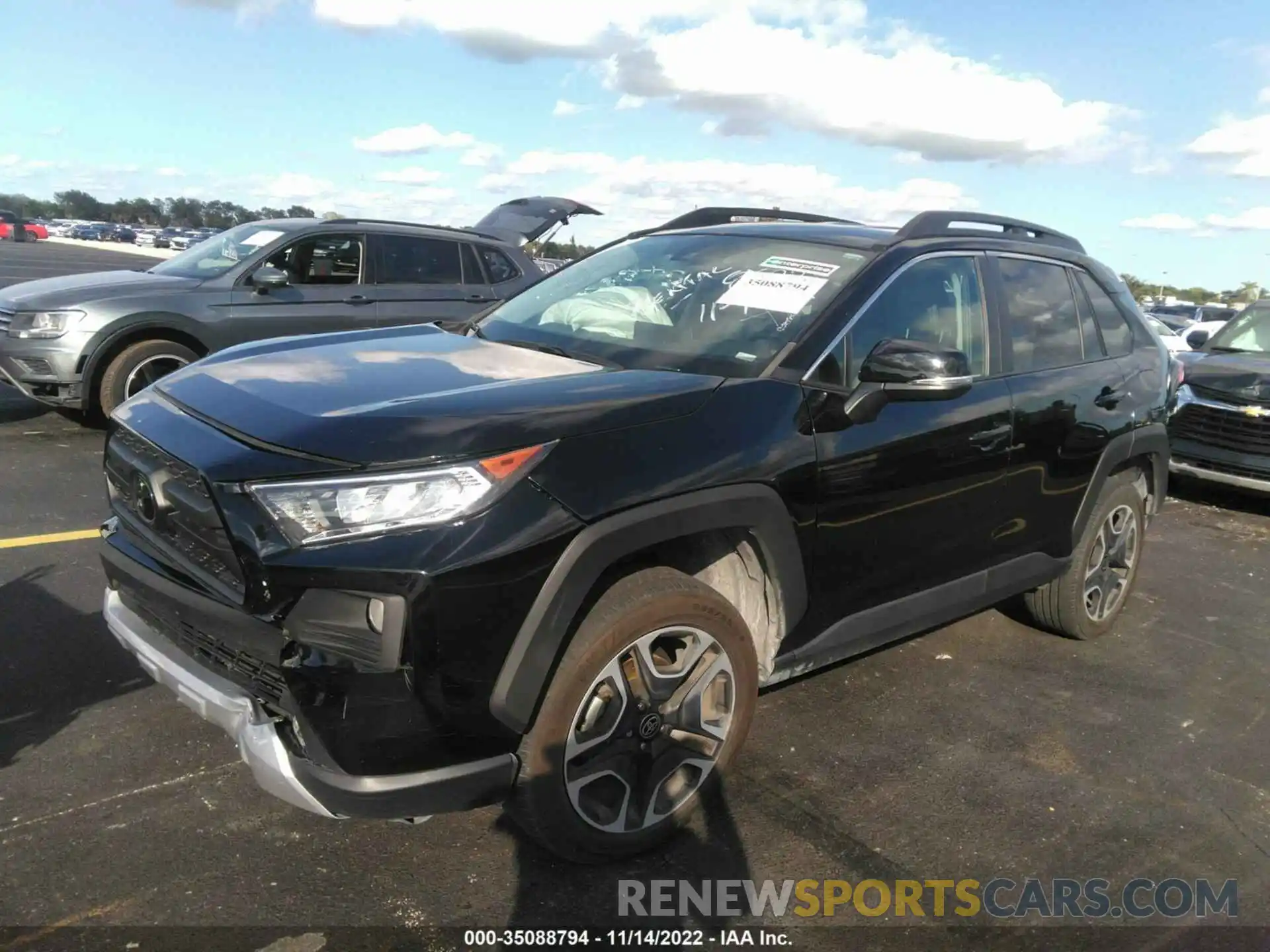 2 Photograph of a damaged car 2T3J1RFV3MW178706 TOYOTA RAV4 2021