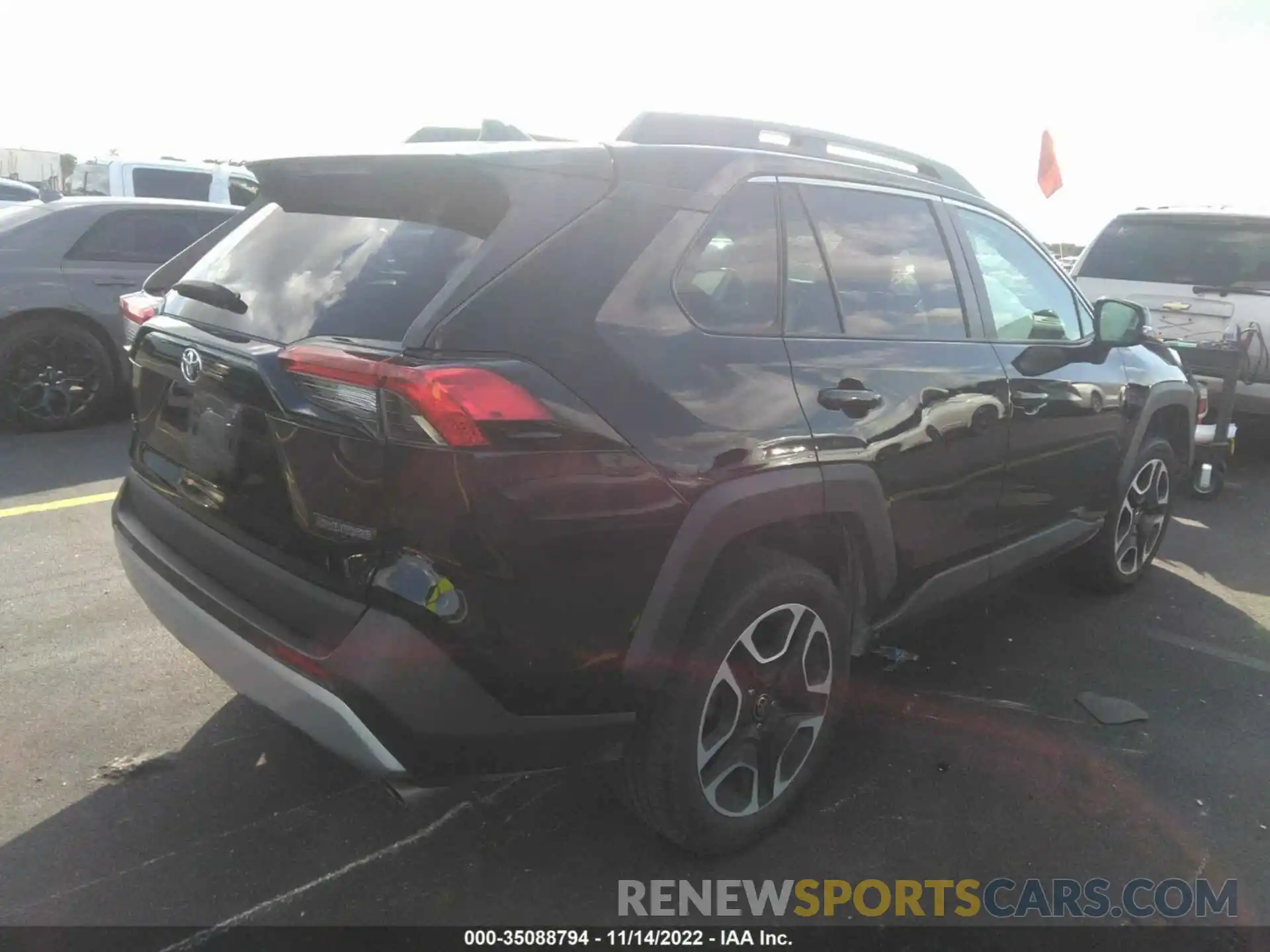 4 Photograph of a damaged car 2T3J1RFV3MW178706 TOYOTA RAV4 2021