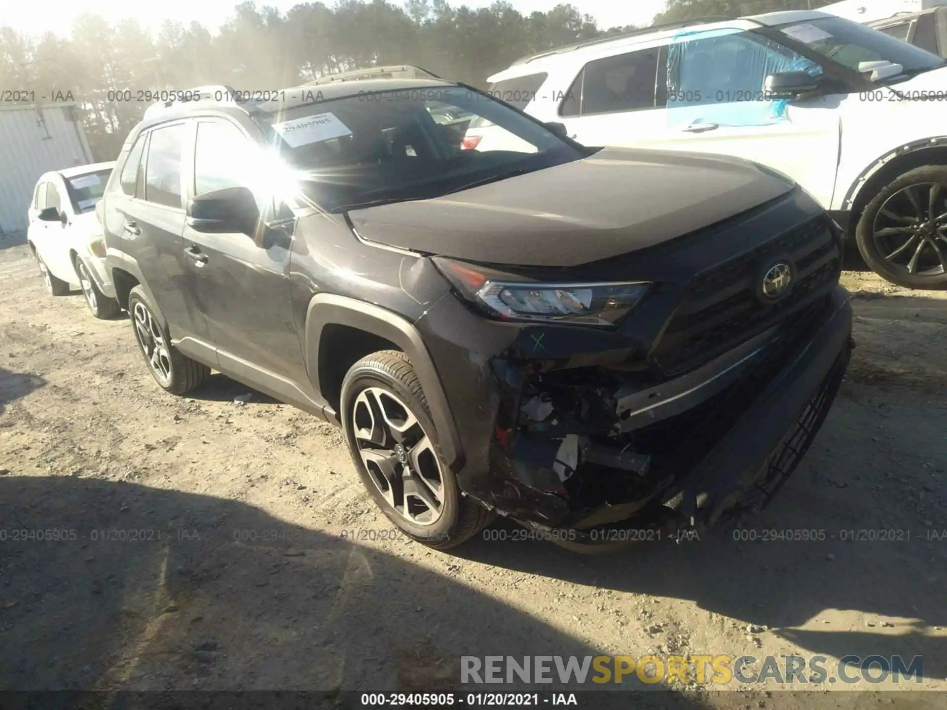 1 Photograph of a damaged car 2T3J1RFV4MW159856 TOYOTA RAV4 2021