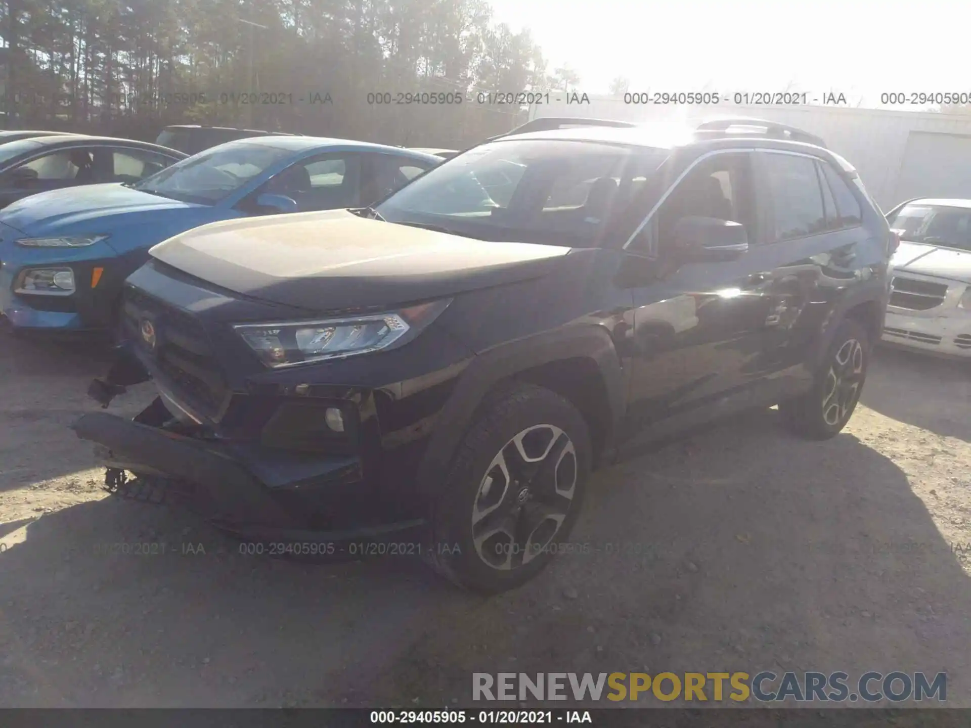 2 Photograph of a damaged car 2T3J1RFV4MW159856 TOYOTA RAV4 2021