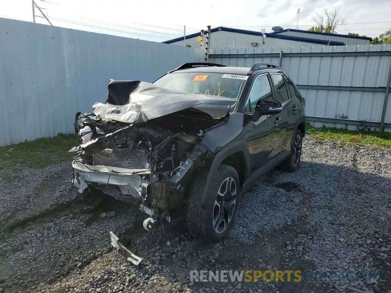 2 Photograph of a damaged car 2T3J1RFV4MW185180 TOYOTA RAV4 2021