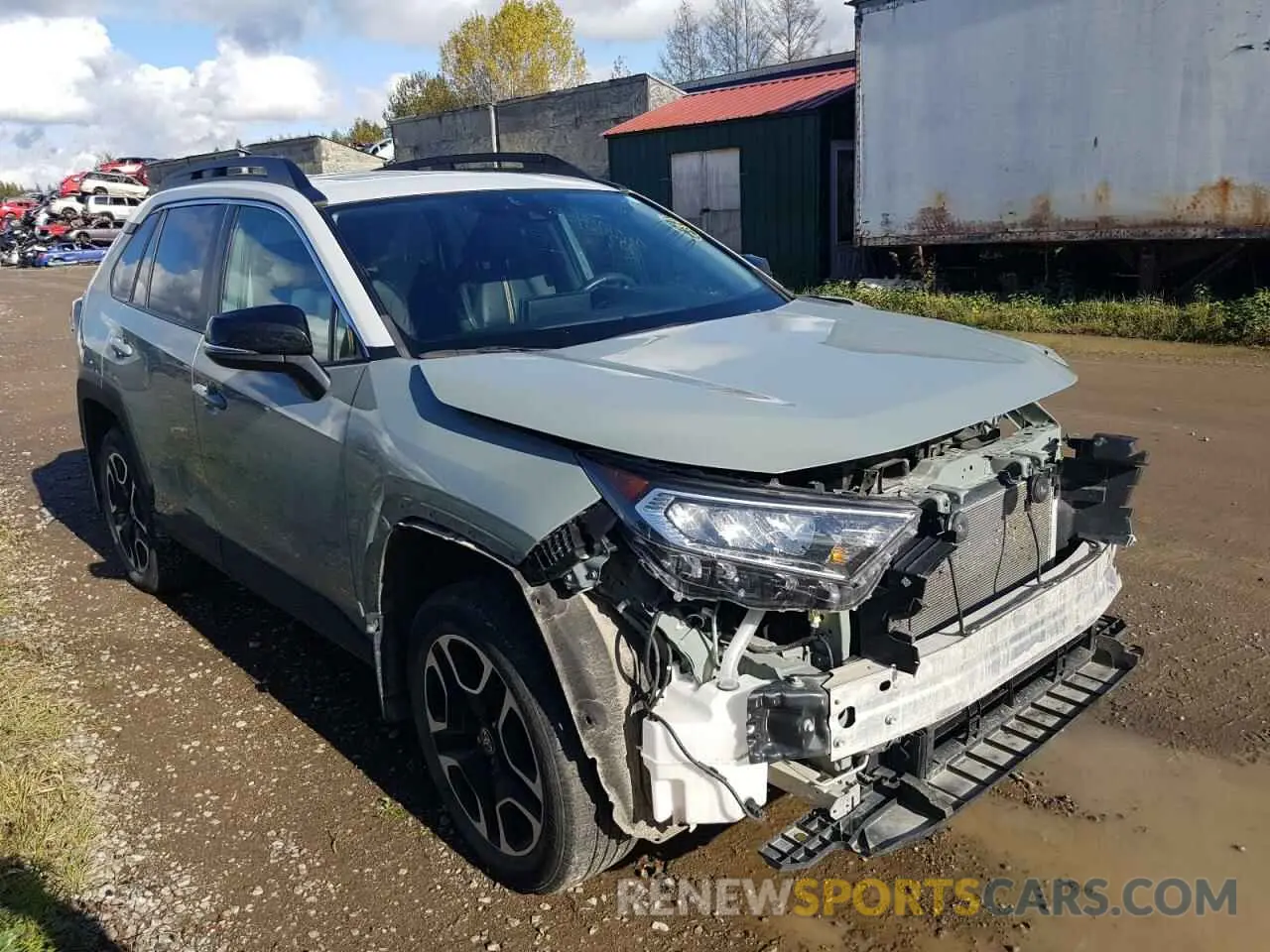 4 Photograph of a damaged car 2T3J1RFV4MW202298 TOYOTA RAV4 2021