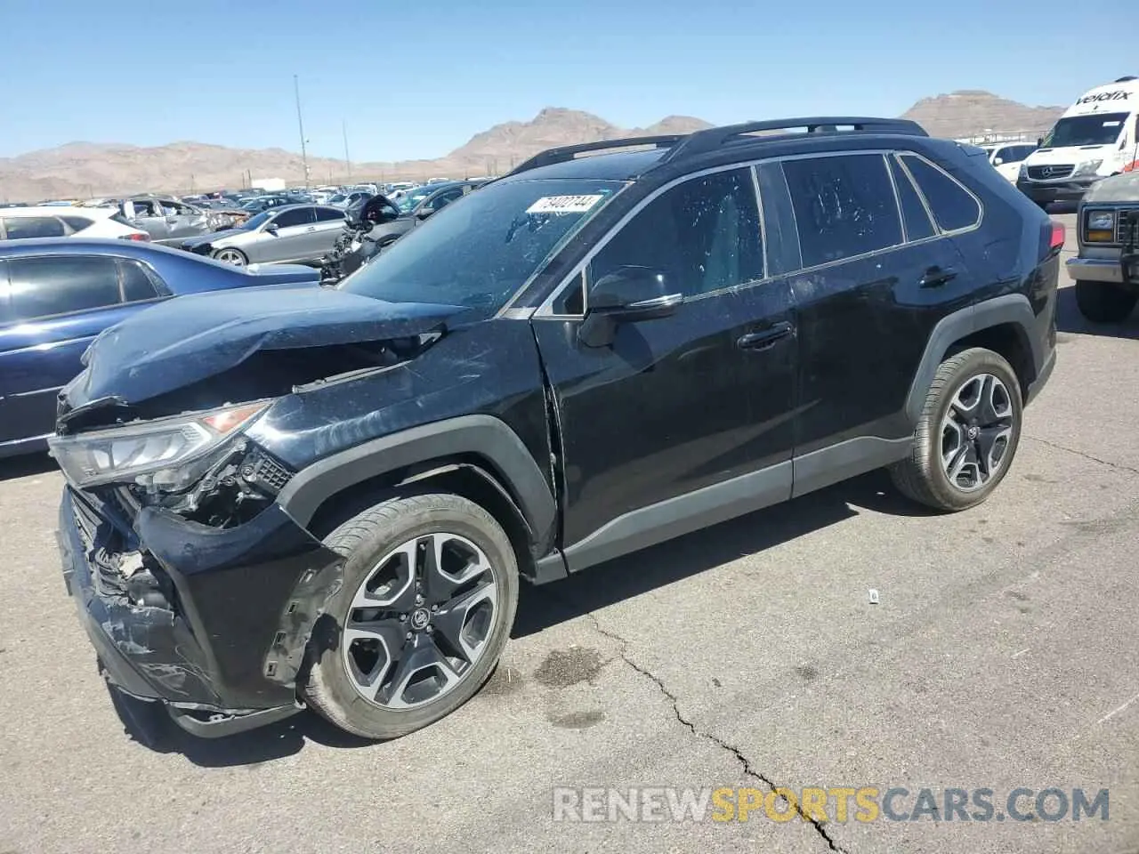 1 Photograph of a damaged car 2T3J1RFV5MW156044 TOYOTA RAV4 2021