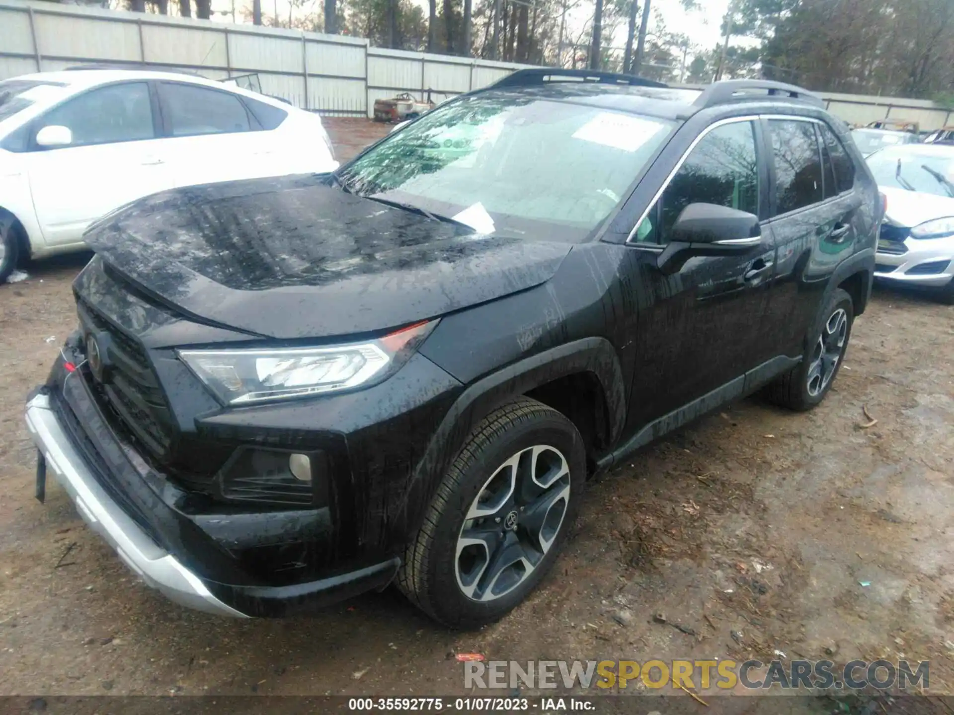 2 Photograph of a damaged car 2T3J1RFV5MW178982 TOYOTA RAV4 2021