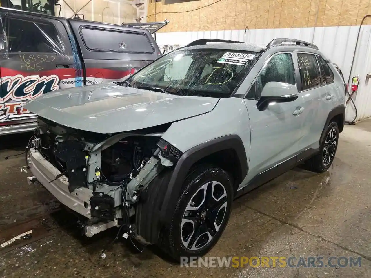 2 Photograph of a damaged car 2T3J1RFV5MW196155 TOYOTA RAV4 2021