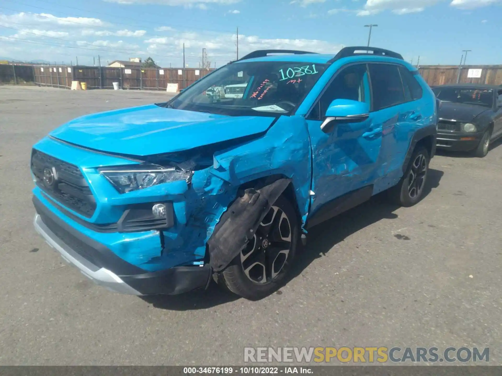 2 Photograph of a damaged car 2T3J1RFV5MW209955 TOYOTA RAV4 2021