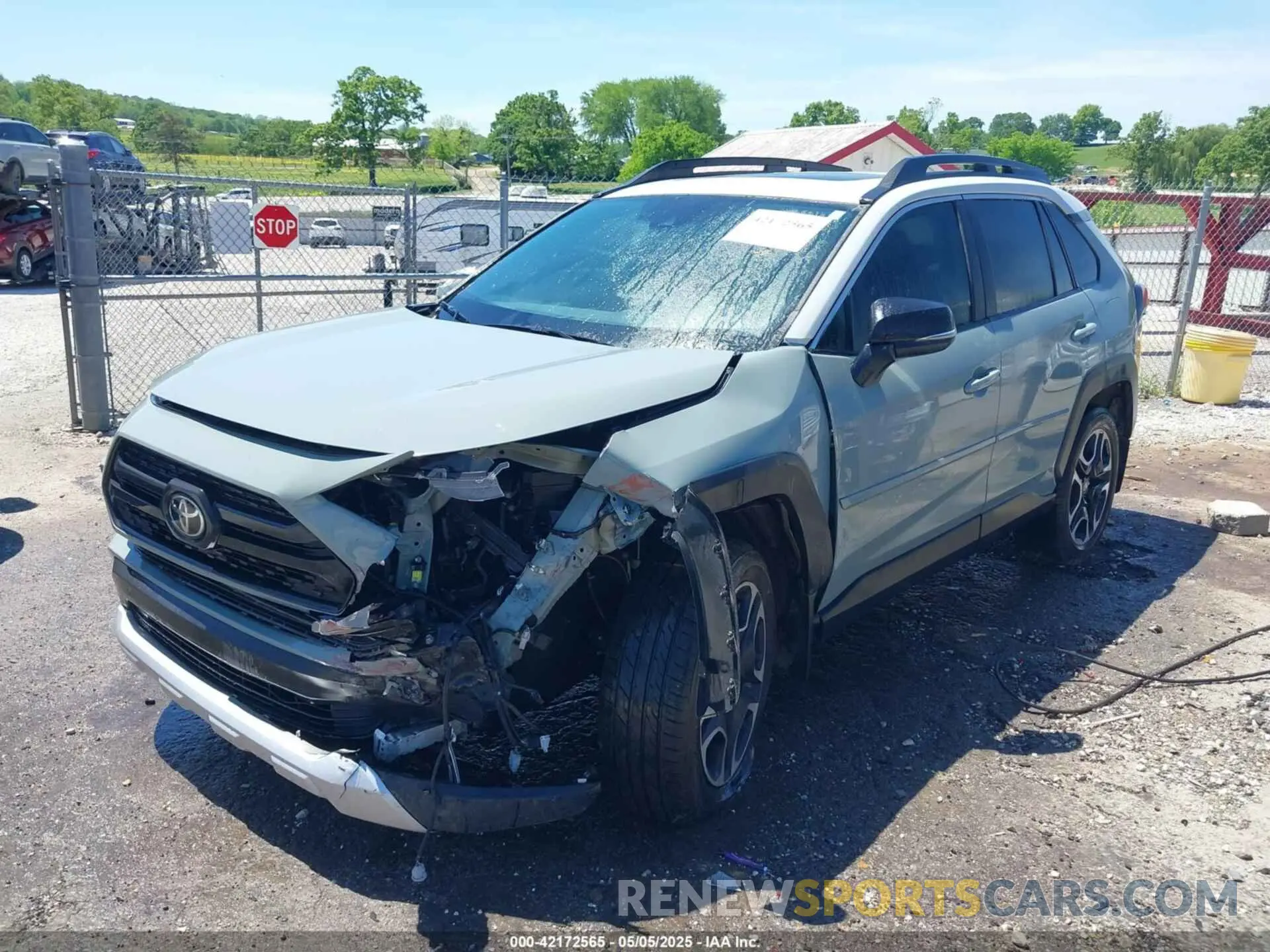 2 Photograph of a damaged car 2T3J1RFV5MW240963 TOYOTA RAV4 2021