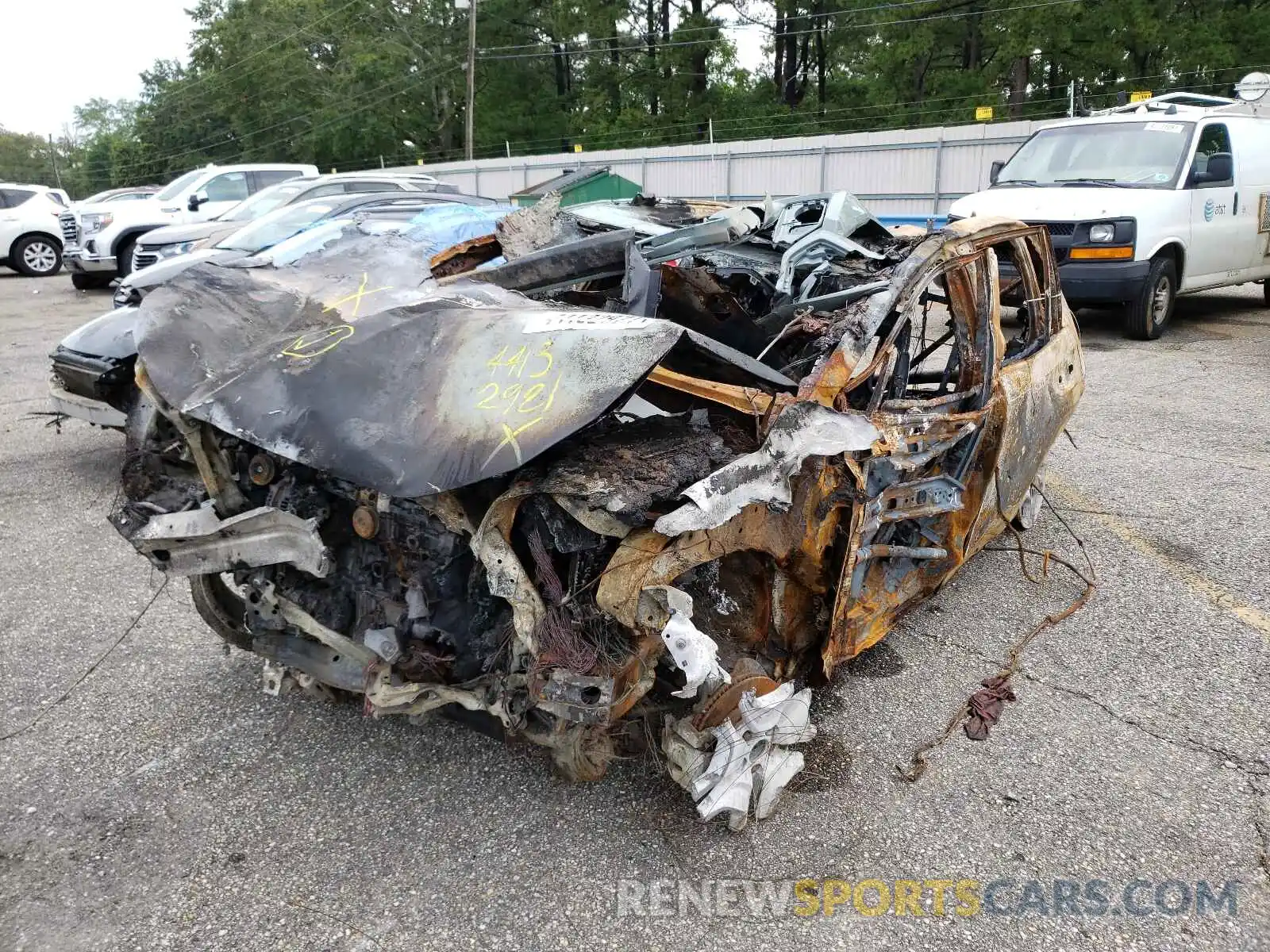 2 Photograph of a damaged car 2T3J1RFV6MW147708 TOYOTA RAV4 2021