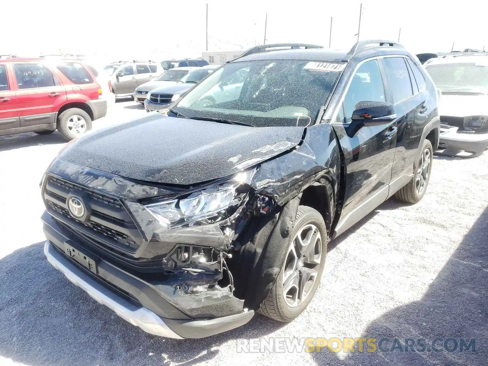 2 Photograph of a damaged car 2T3J1RFV6MW155551 TOYOTA RAV4 2021