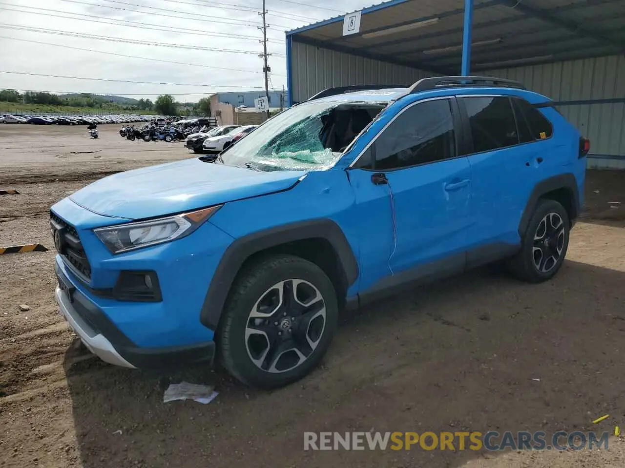1 Photograph of a damaged car 2T3J1RFV6MW172804 TOYOTA RAV4 2021