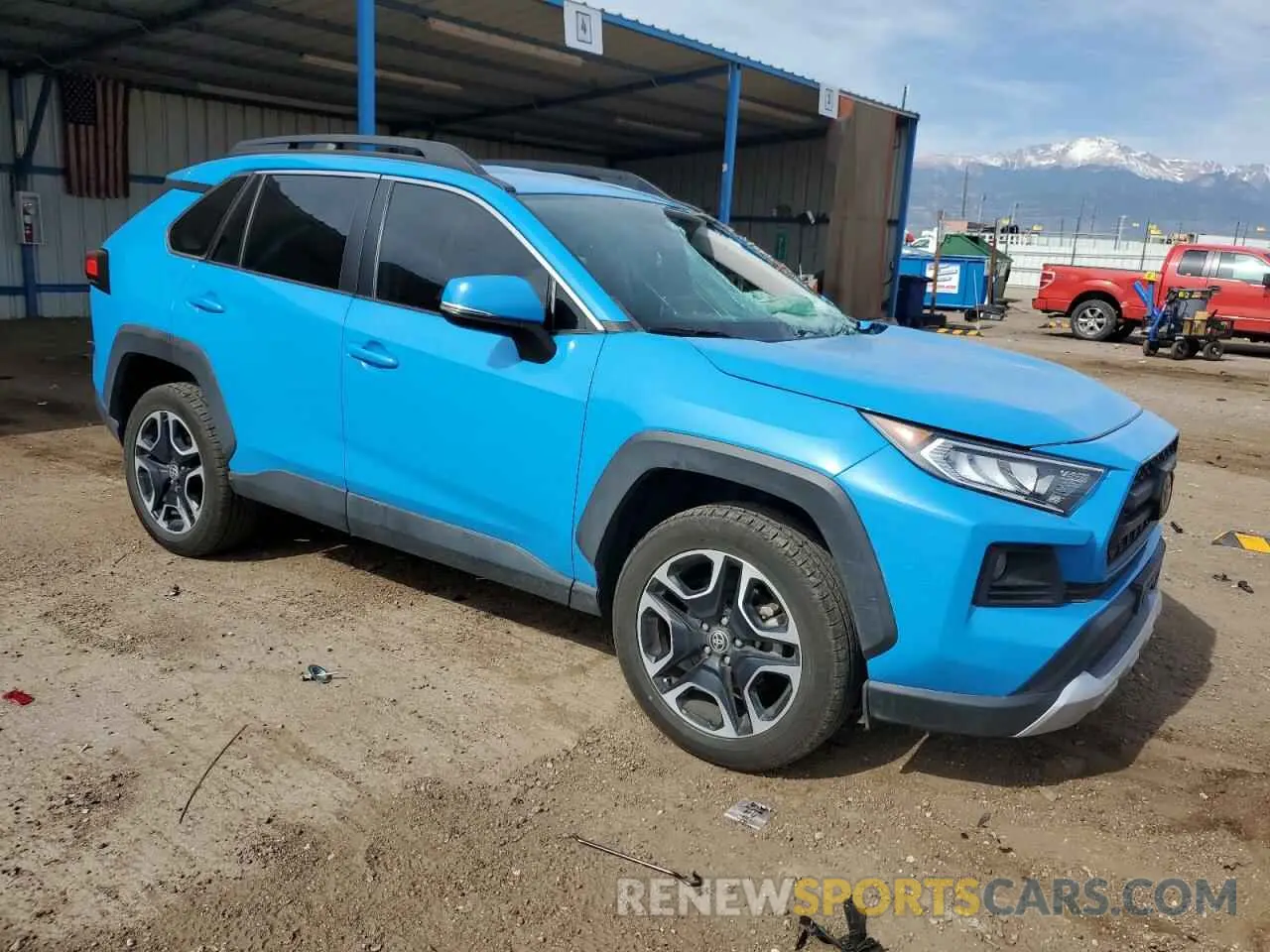 4 Photograph of a damaged car 2T3J1RFV6MW172804 TOYOTA RAV4 2021
