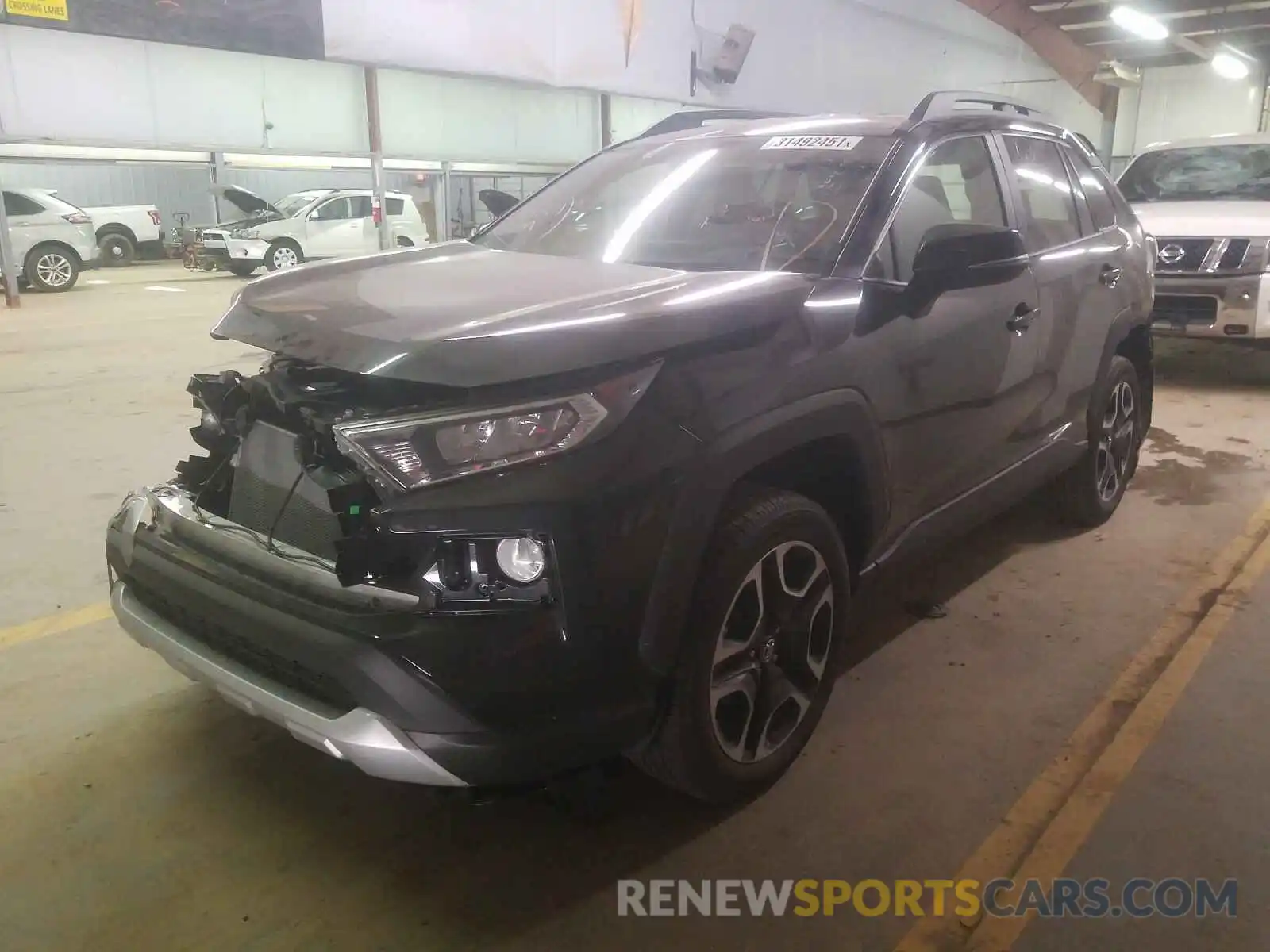 2 Photograph of a damaged car 2T3J1RFV8MW154871 TOYOTA RAV4 2021