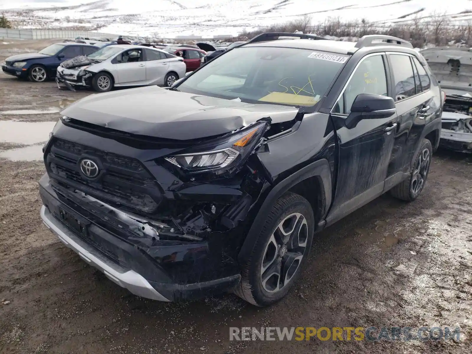 2 Photograph of a damaged car 2T3J1RFV8MW158841 TOYOTA RAV4 2021