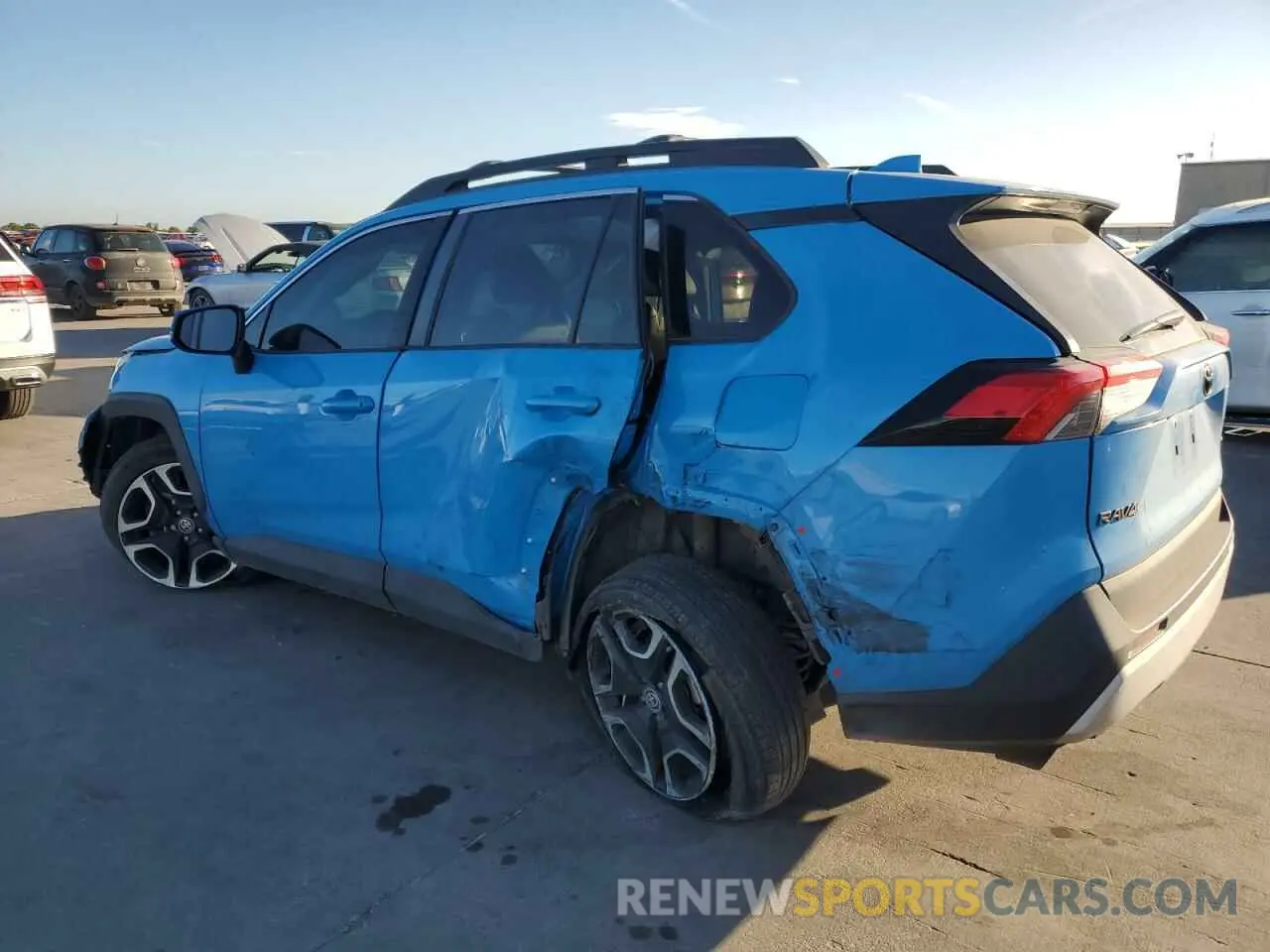 2 Photograph of a damaged car 2T3J1RFV8MW247485 TOYOTA RAV4 2021