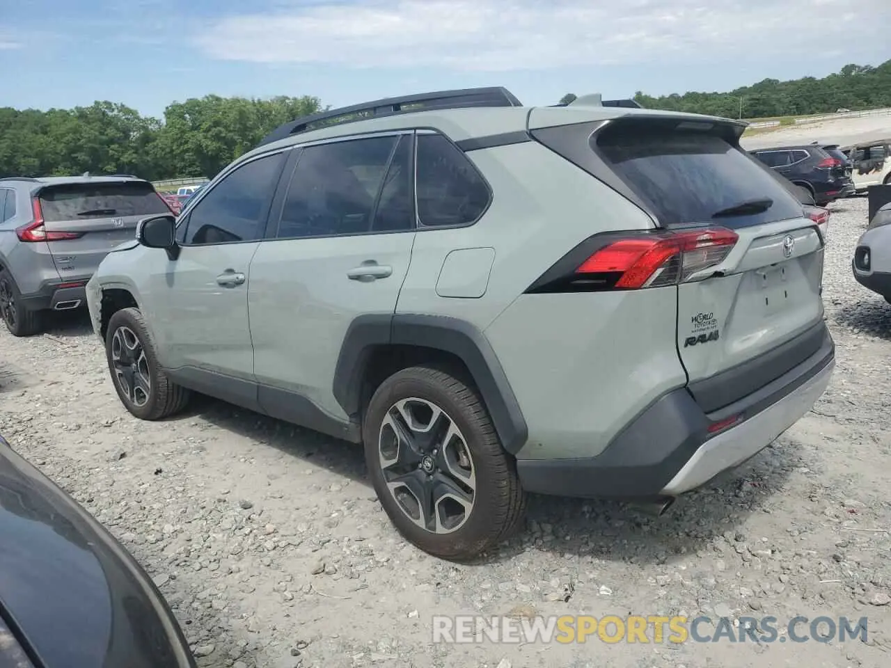2 Photograph of a damaged car 2T3J1RFV9MW159805 TOYOTA RAV4 2021