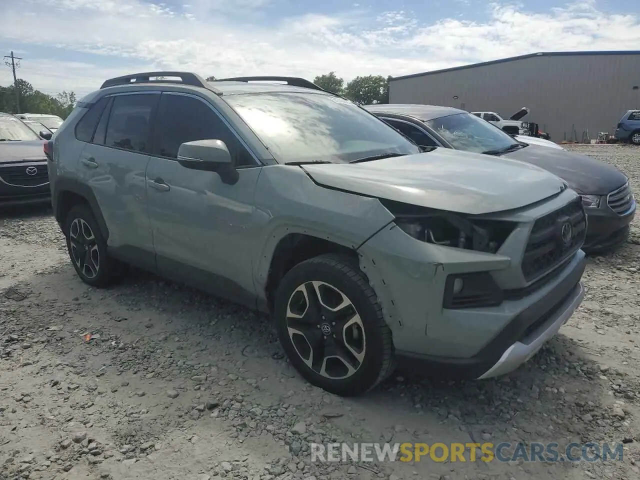 4 Photograph of a damaged car 2T3J1RFV9MW159805 TOYOTA RAV4 2021