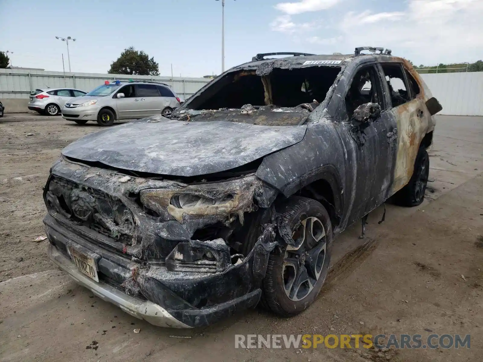 2 Photograph of a damaged car 2T3J1RFVXMW157528 TOYOTA RAV4 2021