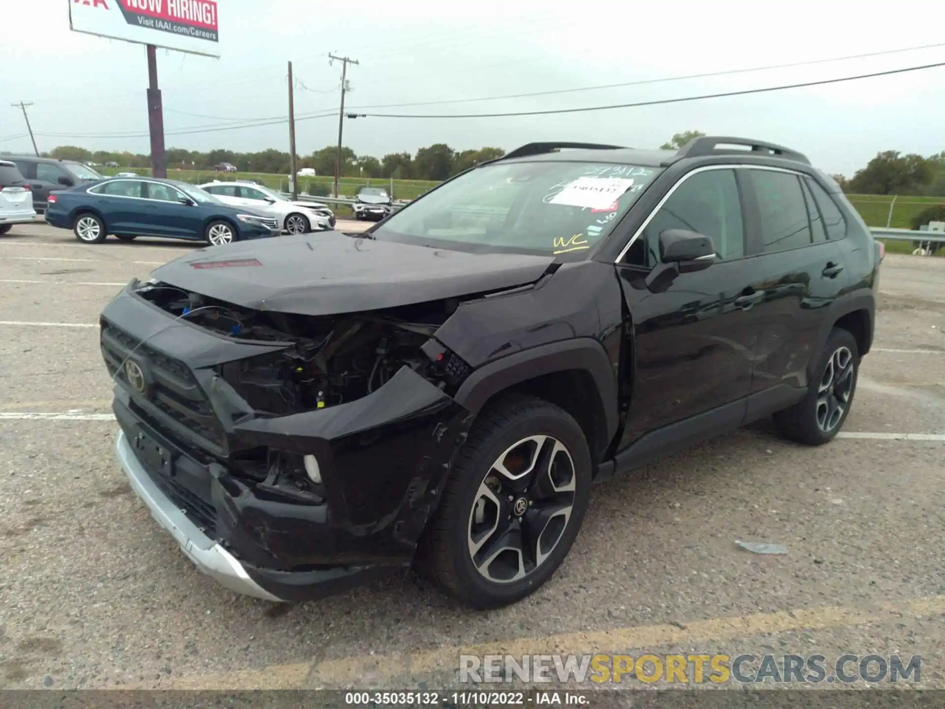 2 Photograph of a damaged car 2T3J1RFVXMW191386 TOYOTA RAV4 2021