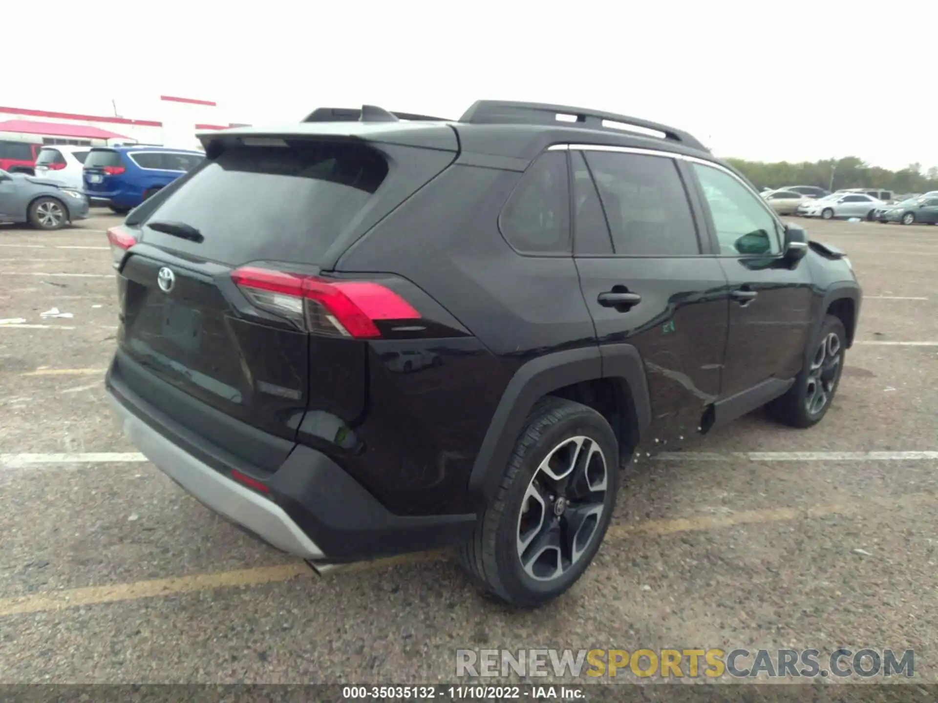 4 Photograph of a damaged car 2T3J1RFVXMW191386 TOYOTA RAV4 2021