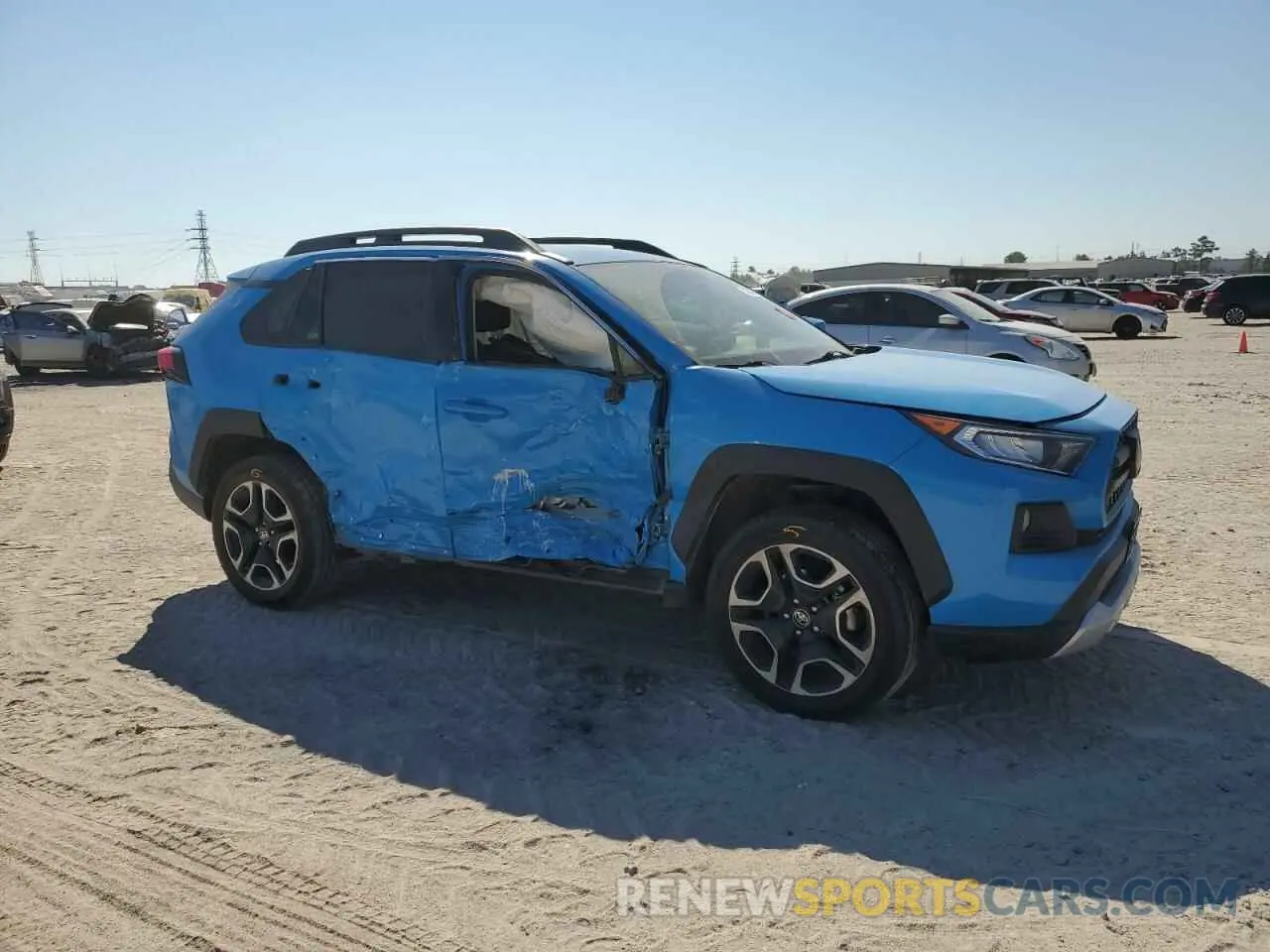 4 Photograph of a damaged car 2T3J1RFVXMW210860 TOYOTA RAV4 2021