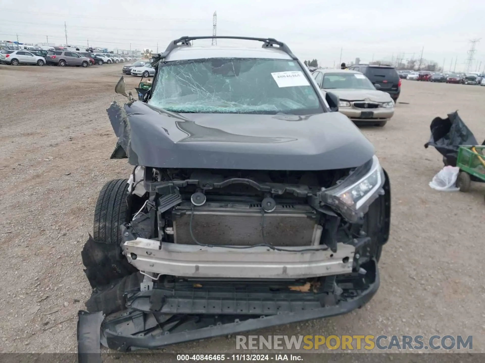 11 Photograph of a damaged car 2T3J1RFVXMW242272 TOYOTA RAV4 2021
