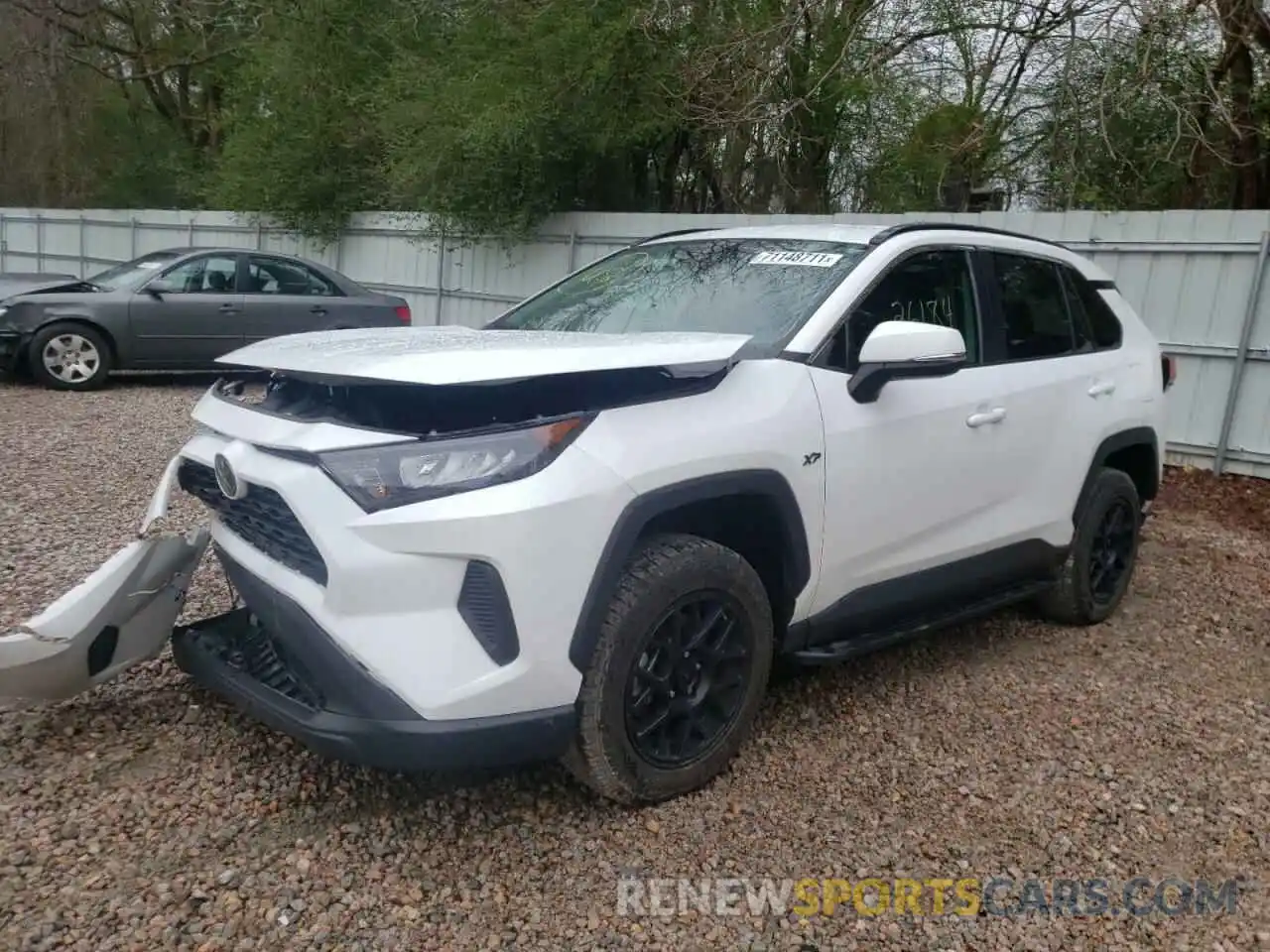 2 Photograph of a damaged car 2T3K1RFV0MC102544 TOYOTA RAV4 2021